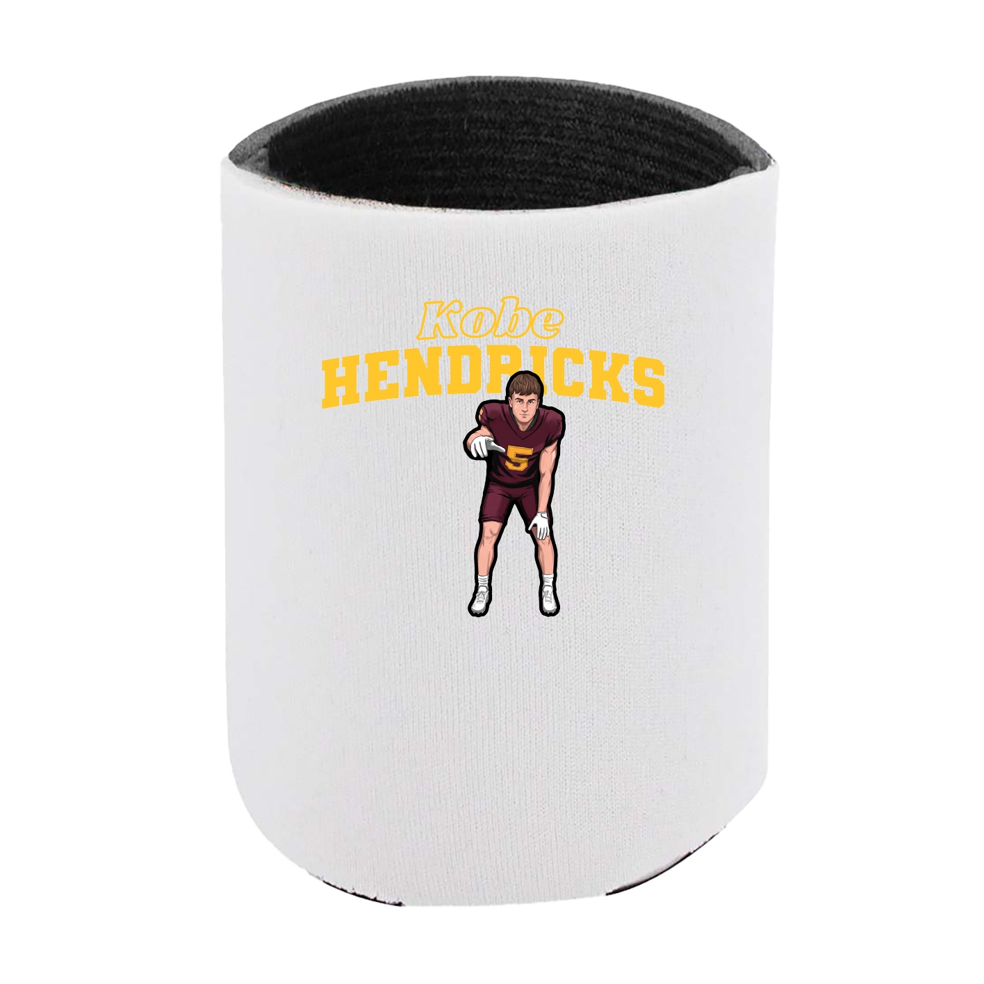 Can Holder — Name Arch in White