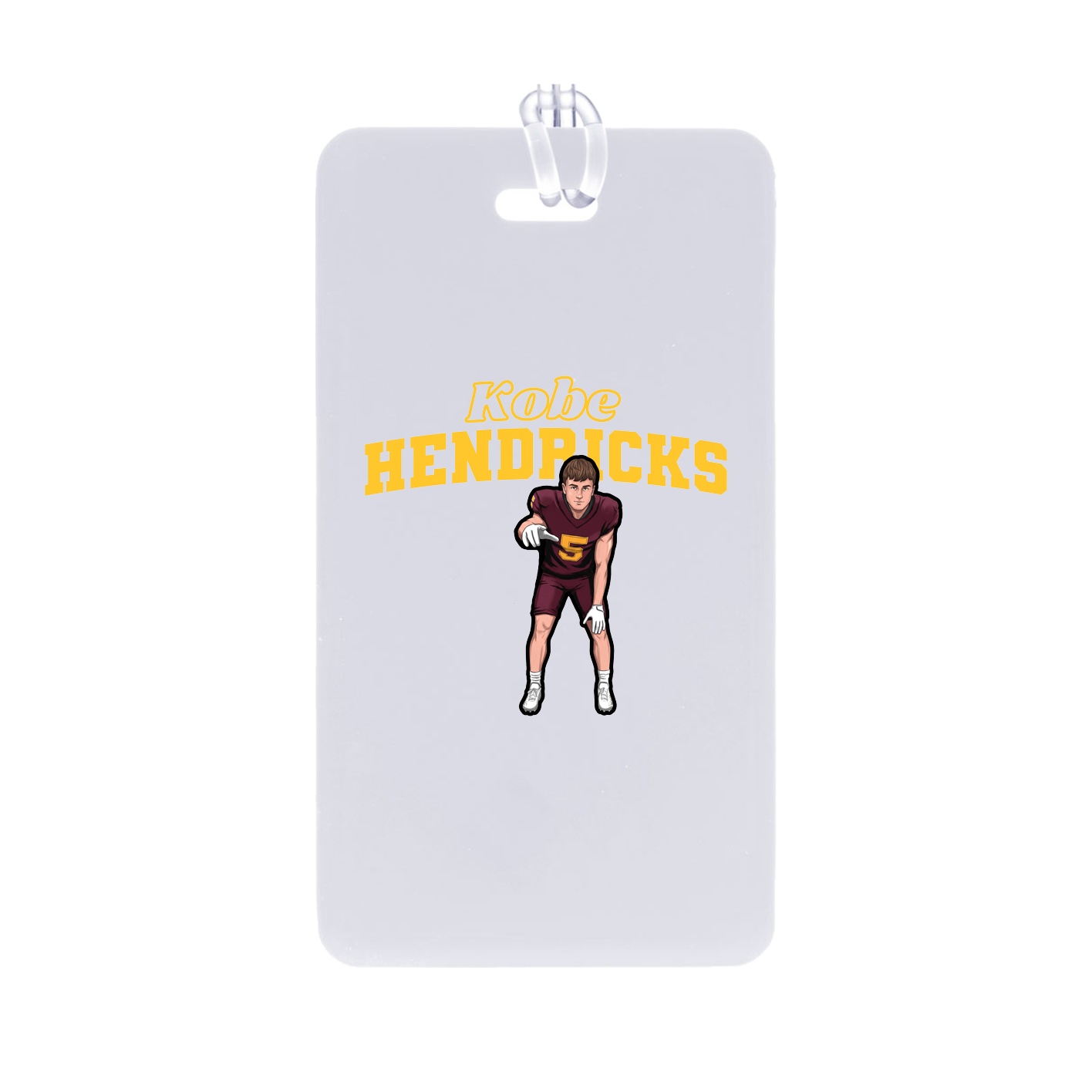 Bag Tag — Name Arch in Classic