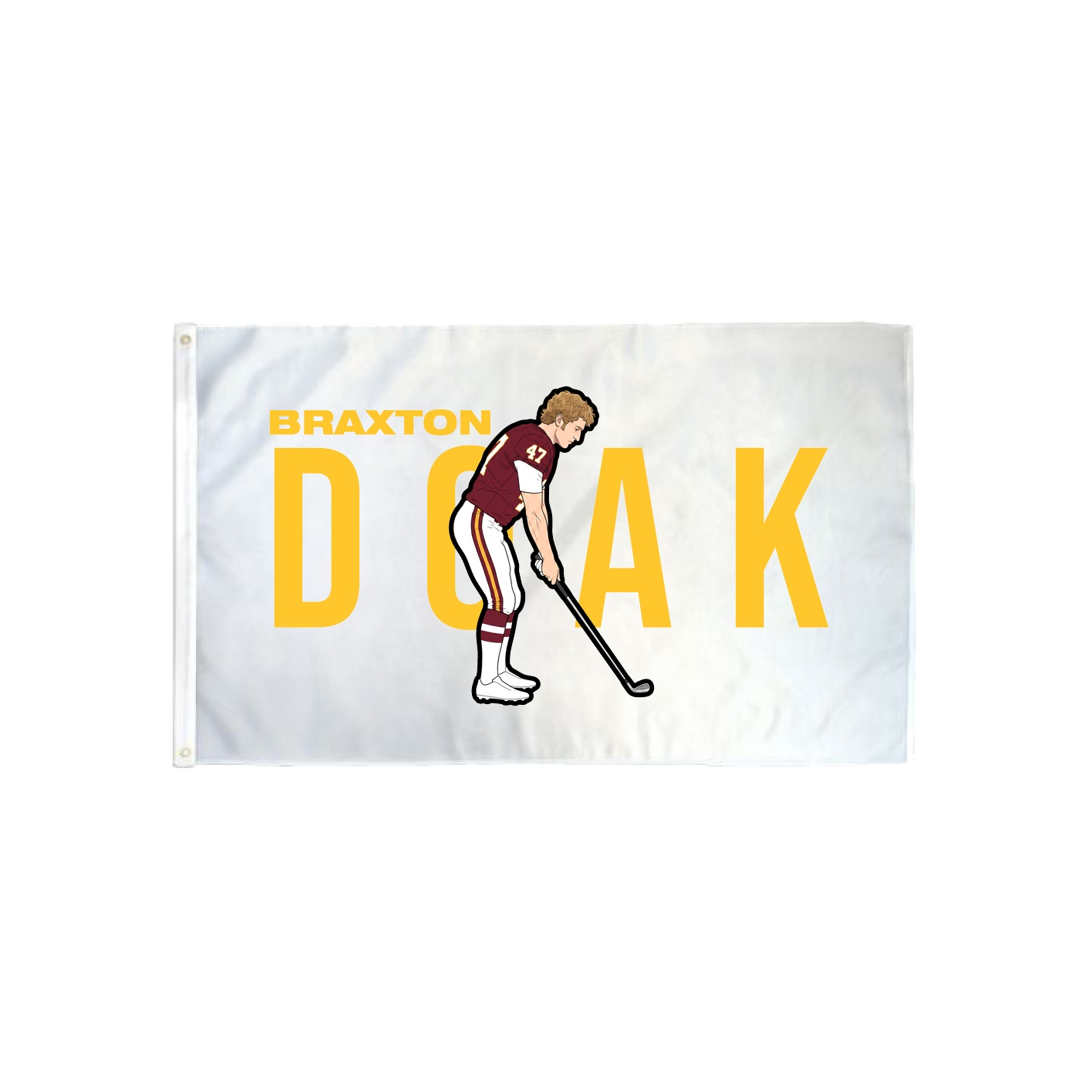3x5 Flag — Player Name in Classic