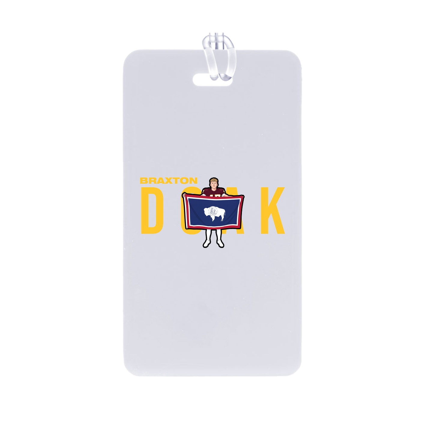 Bag Tag — Player Name in Classic