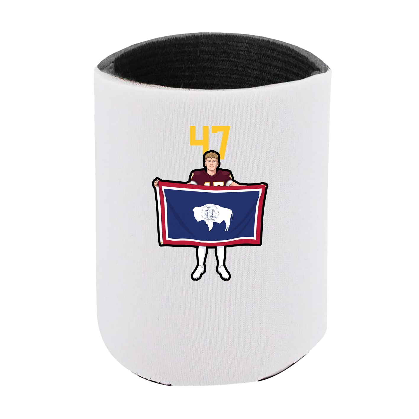 Can Holder — Number Top in White