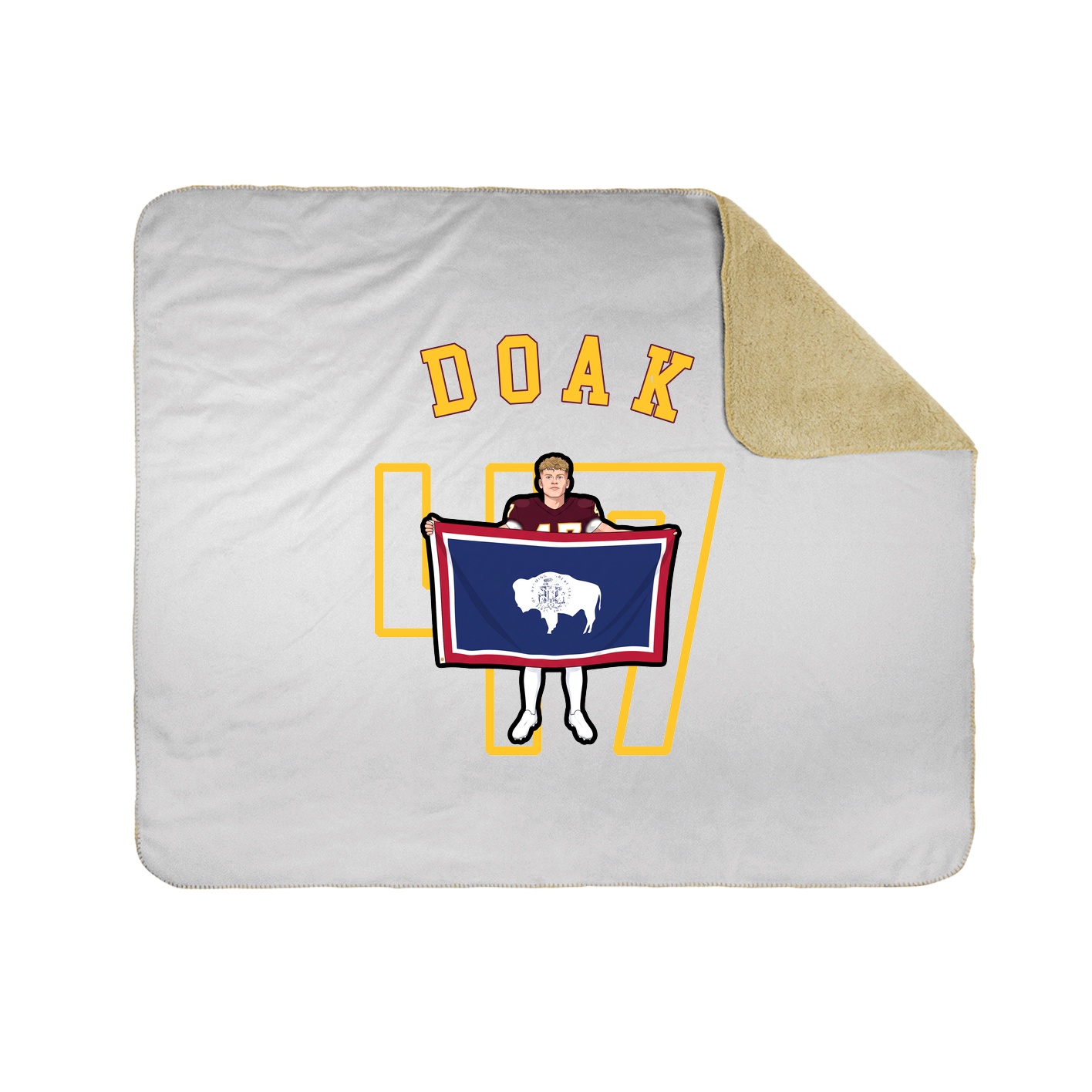 Throw Blanket — Shirsey Arch in White