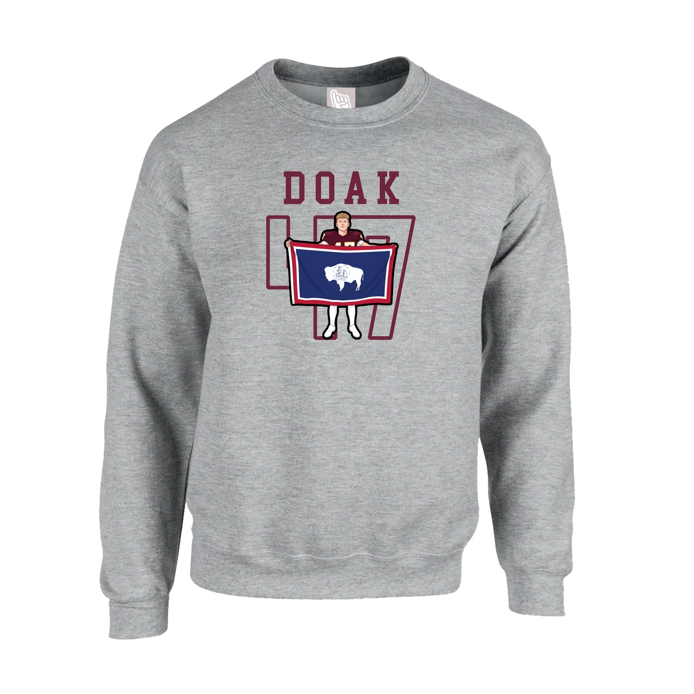 Fleece Crew — Shirsey in Grey