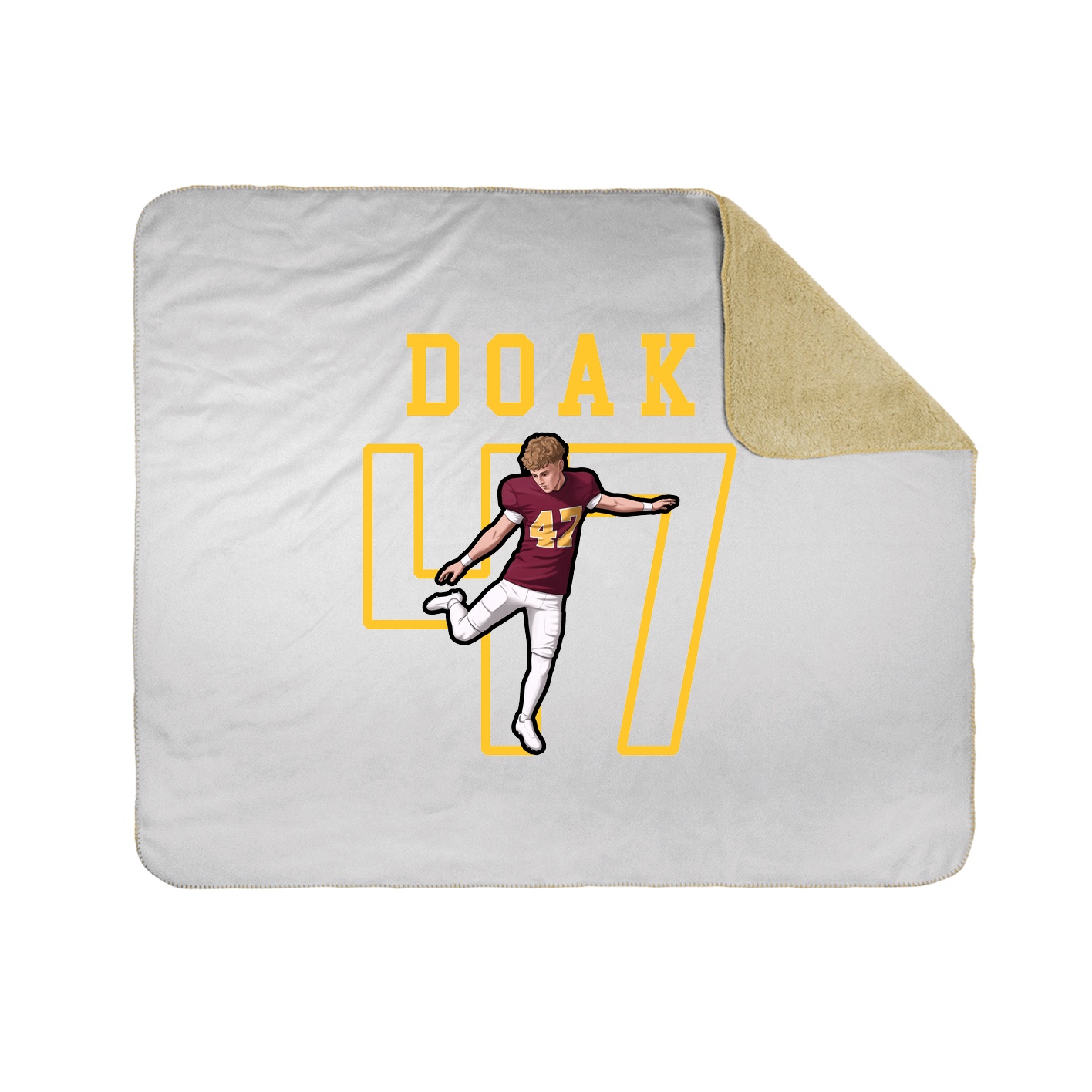 Throw Blanket — Shirsey in White