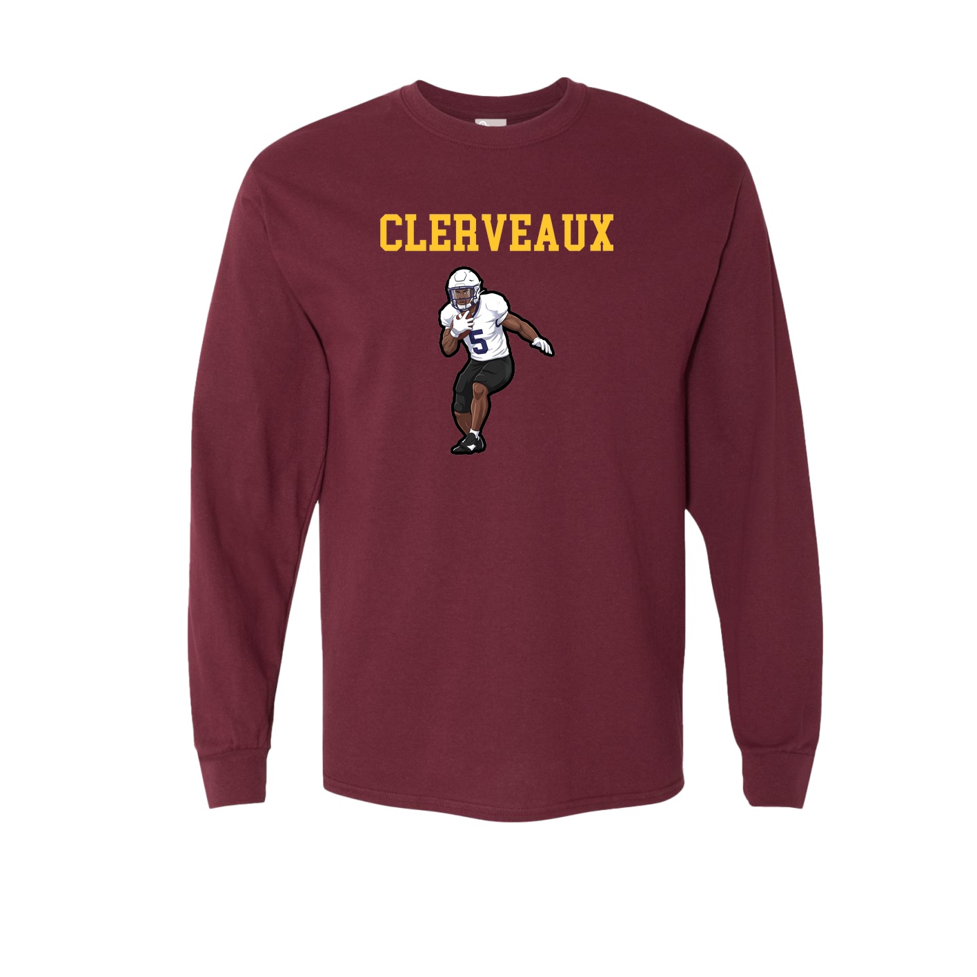 Long Sleeve Tee — Shirsey in Maroon
