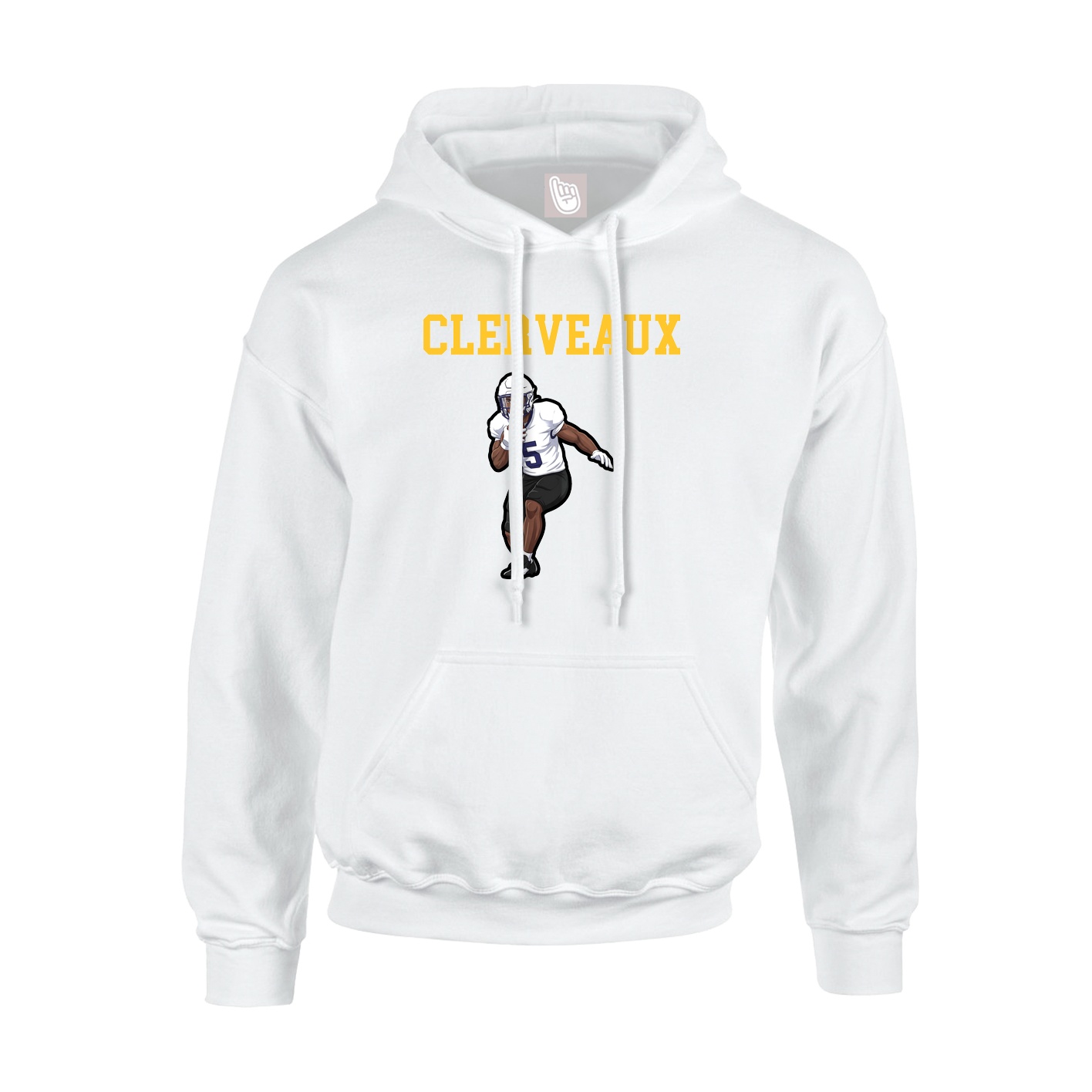 Hoodie — Shirsey in White