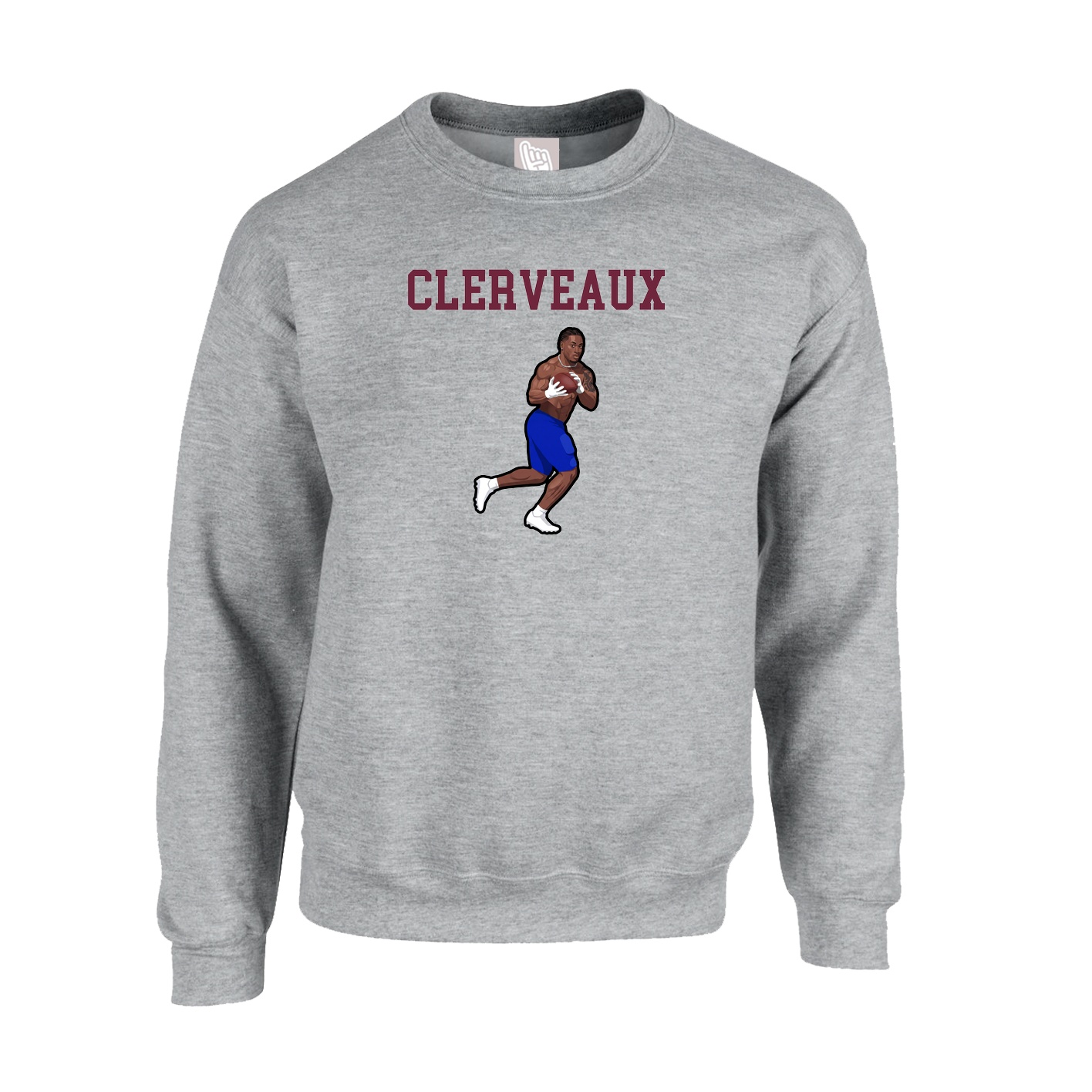 Fleece Crew — Shirsey in Grey