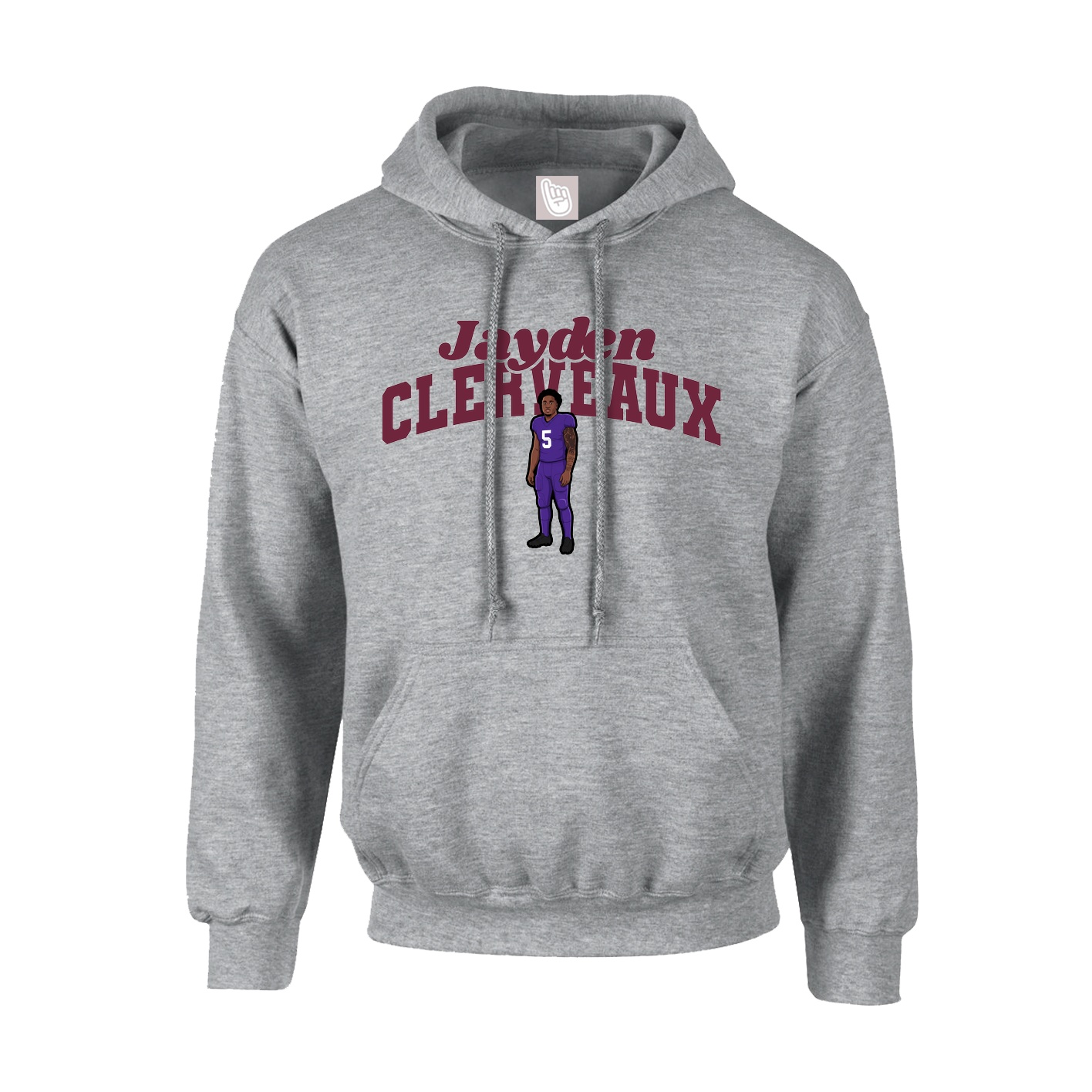 Hoodie — Signature Arch in Grey