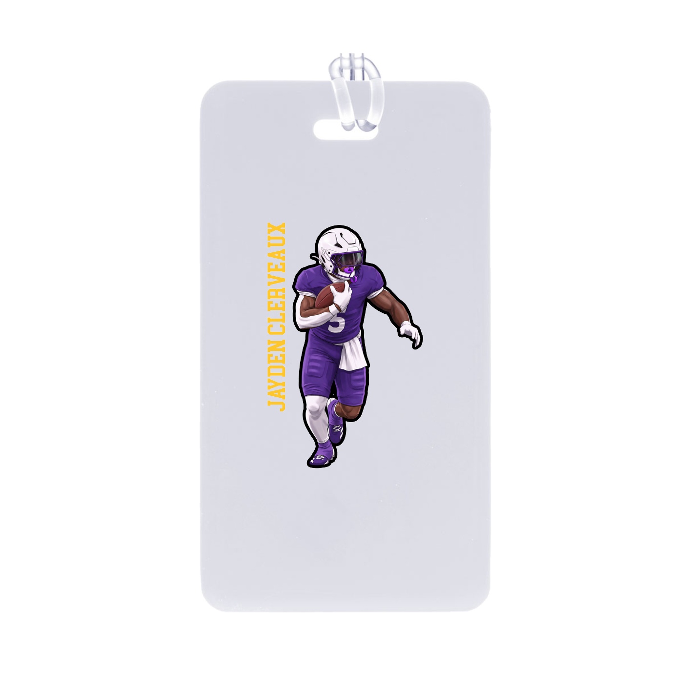 Bag Tag — Name Vertical in Classic