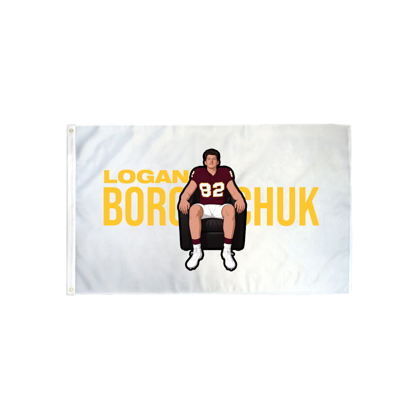 3x5 Flag — Player Name in Classic