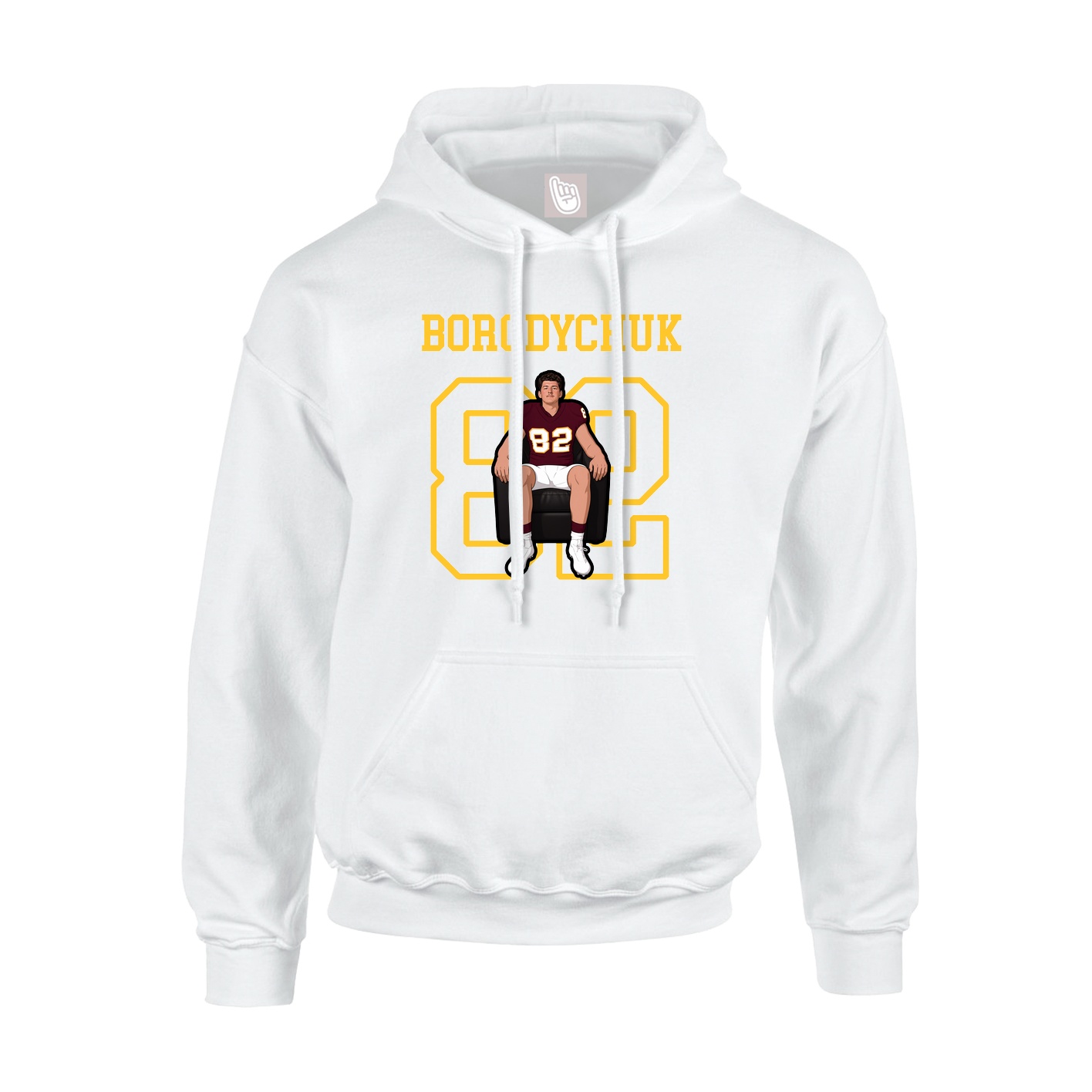 Youth Hoodie — Shirsey in White