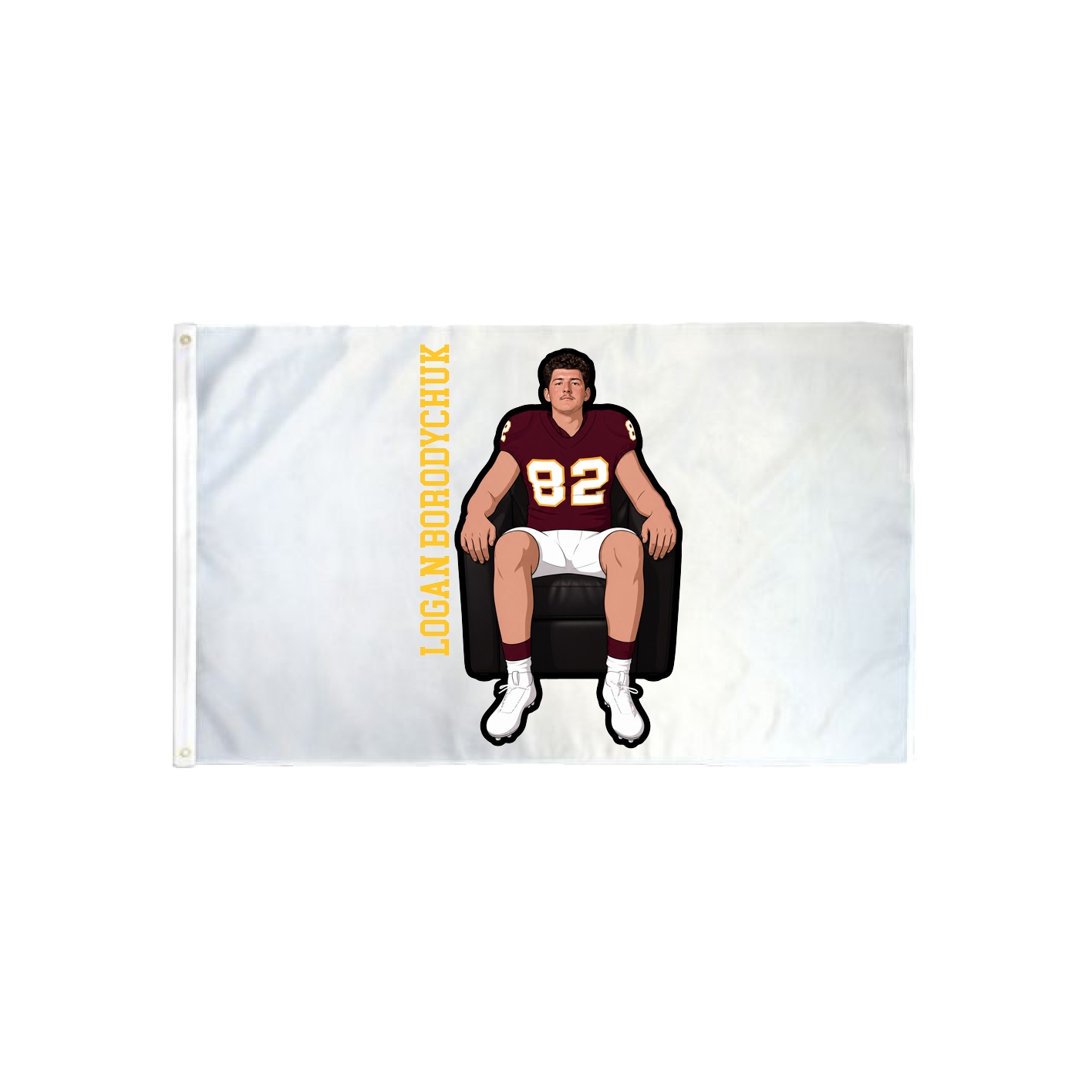 3x5 Flag — Name Vertical in Classic