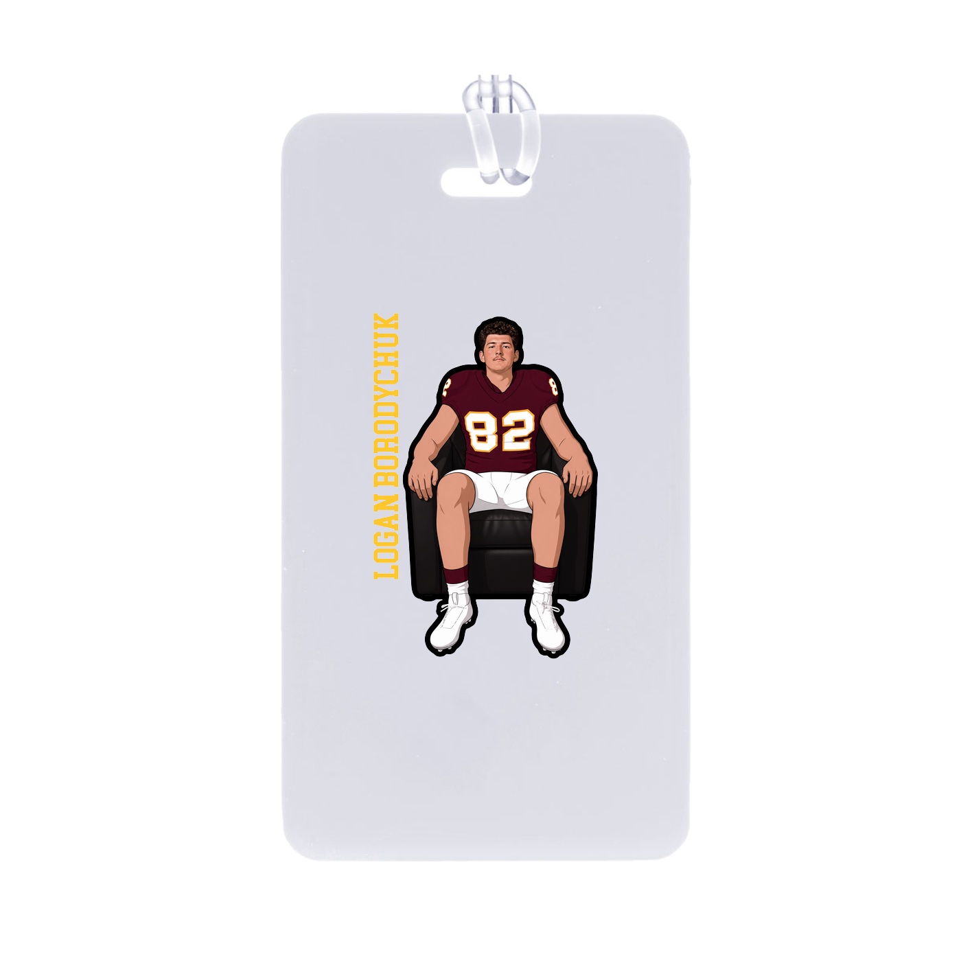 Bag Tag — Name Vertical in Classic