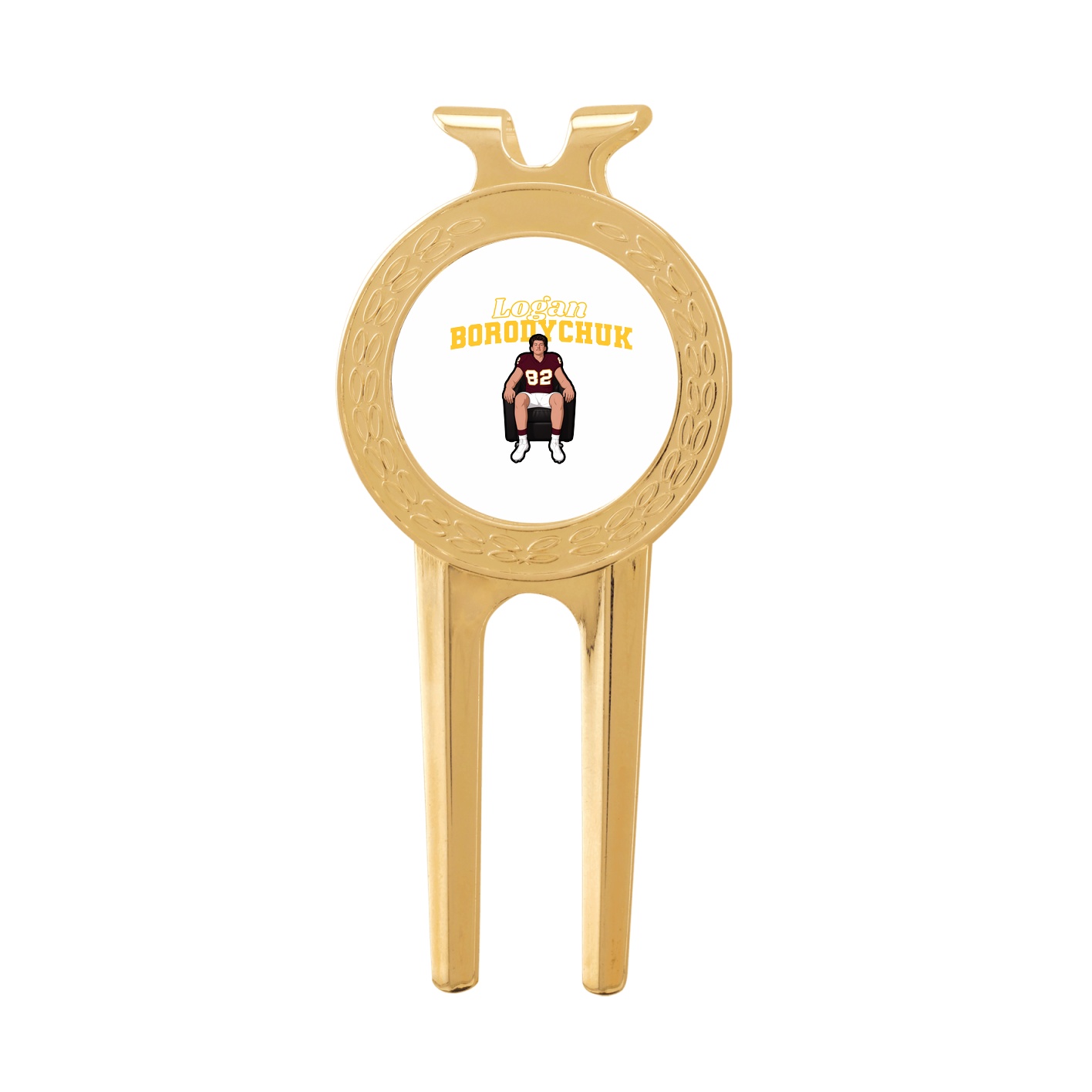 Divot Tool with Ball Marker — Name Arch in Classic