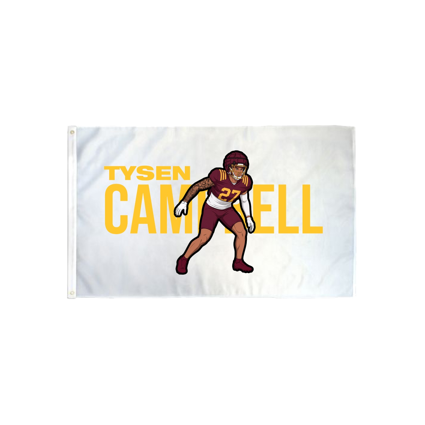 3x5 Flag — Player Name in Classic
