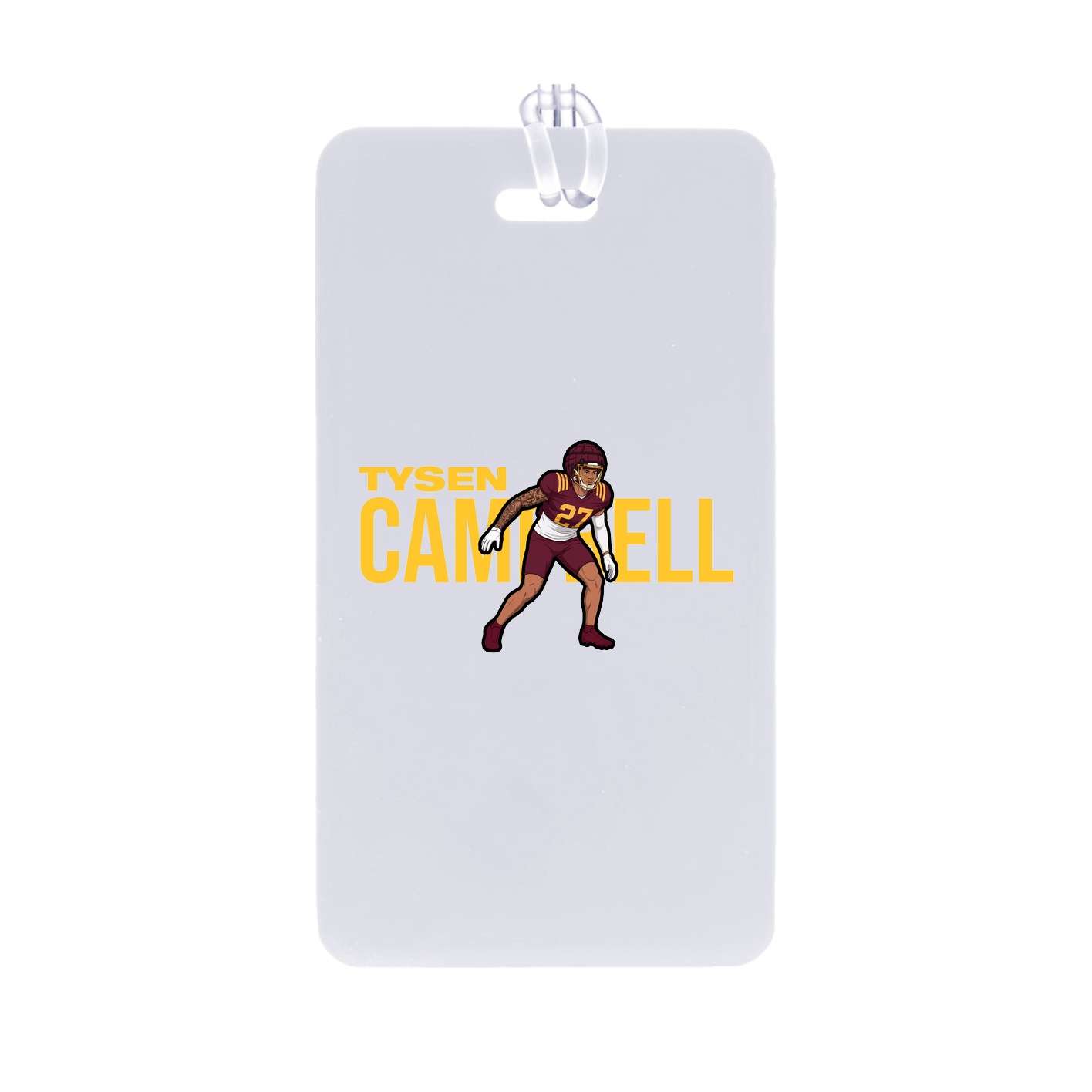 Bag Tag — Player Name in Classic