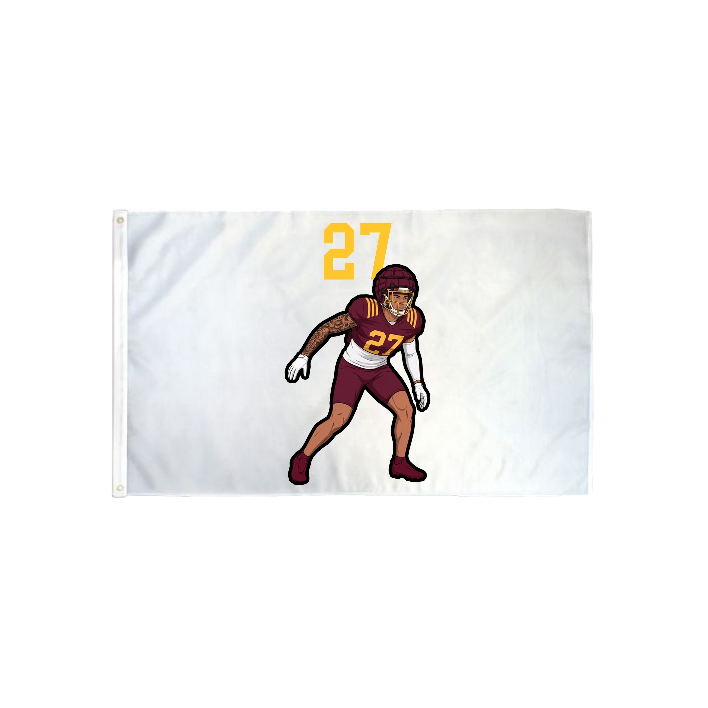 3x5 Flag — Number Top in Classic