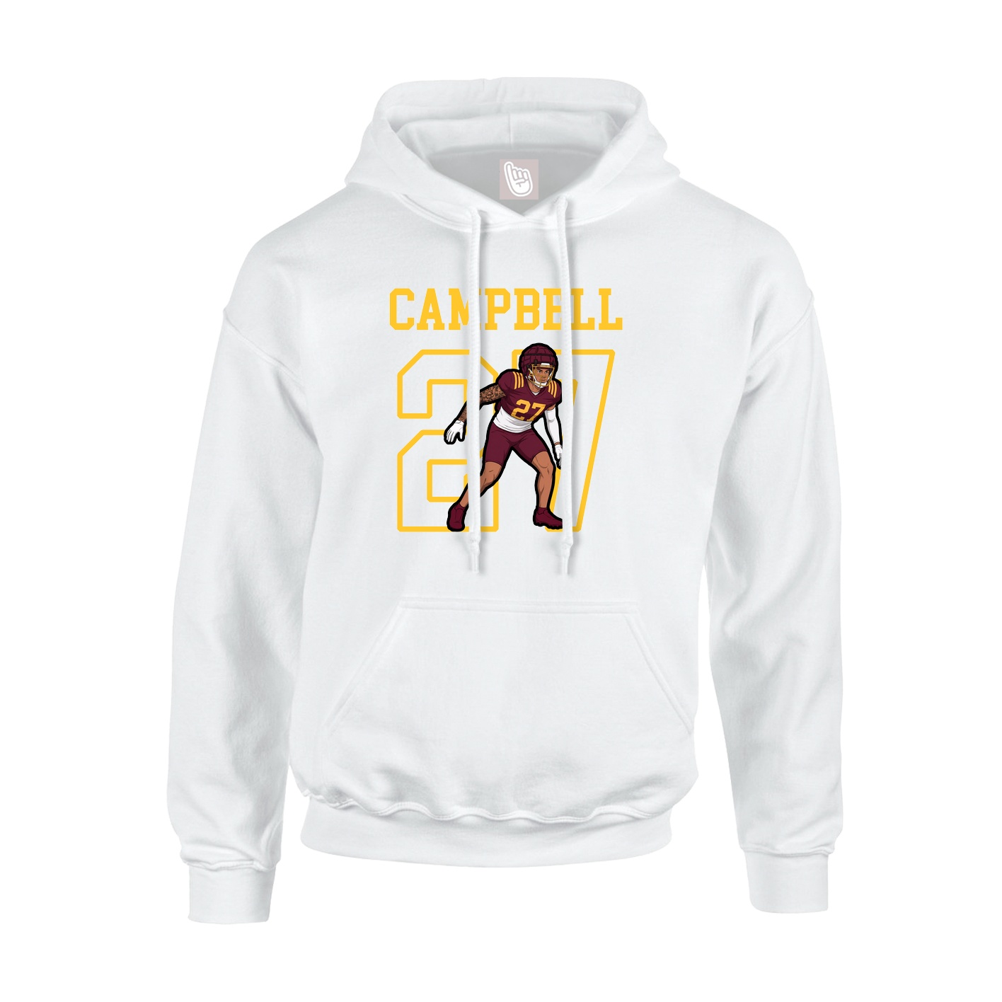 Youth Hoodie — Shirsey in White