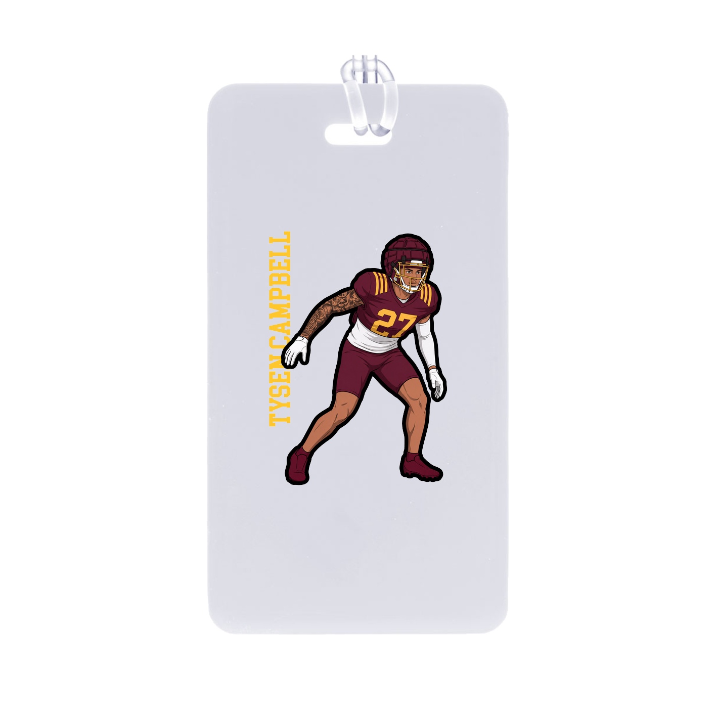 Bag Tag — Name Vertical in Classic