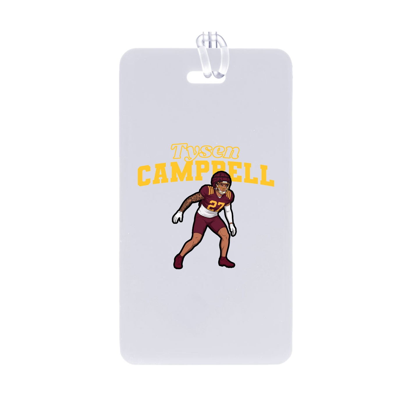 Bag Tag — Name Arch in Classic