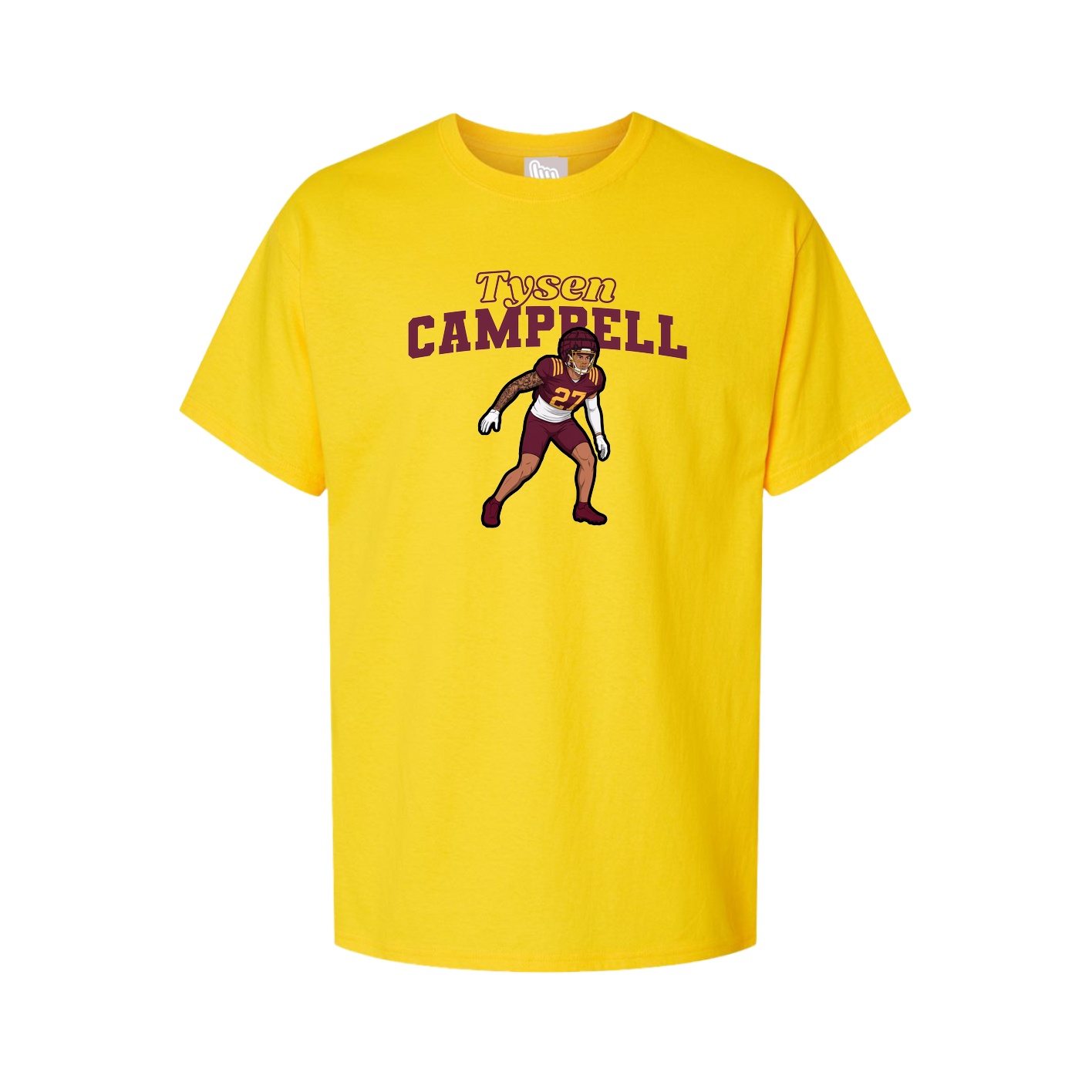 Tee — Name Arch in Gold