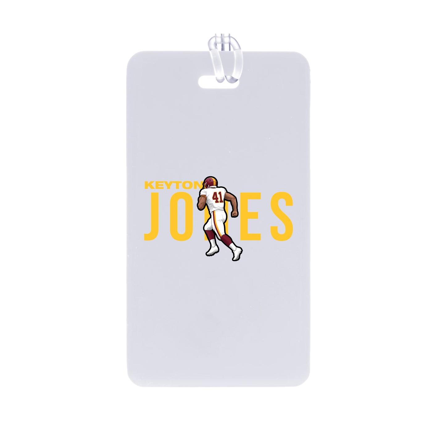 Bag Tag — Player Name in Classic