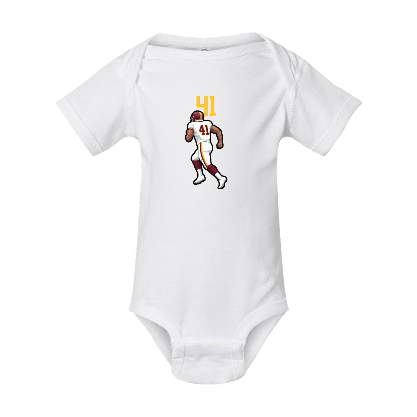 Baby Onesie — Number Top in White