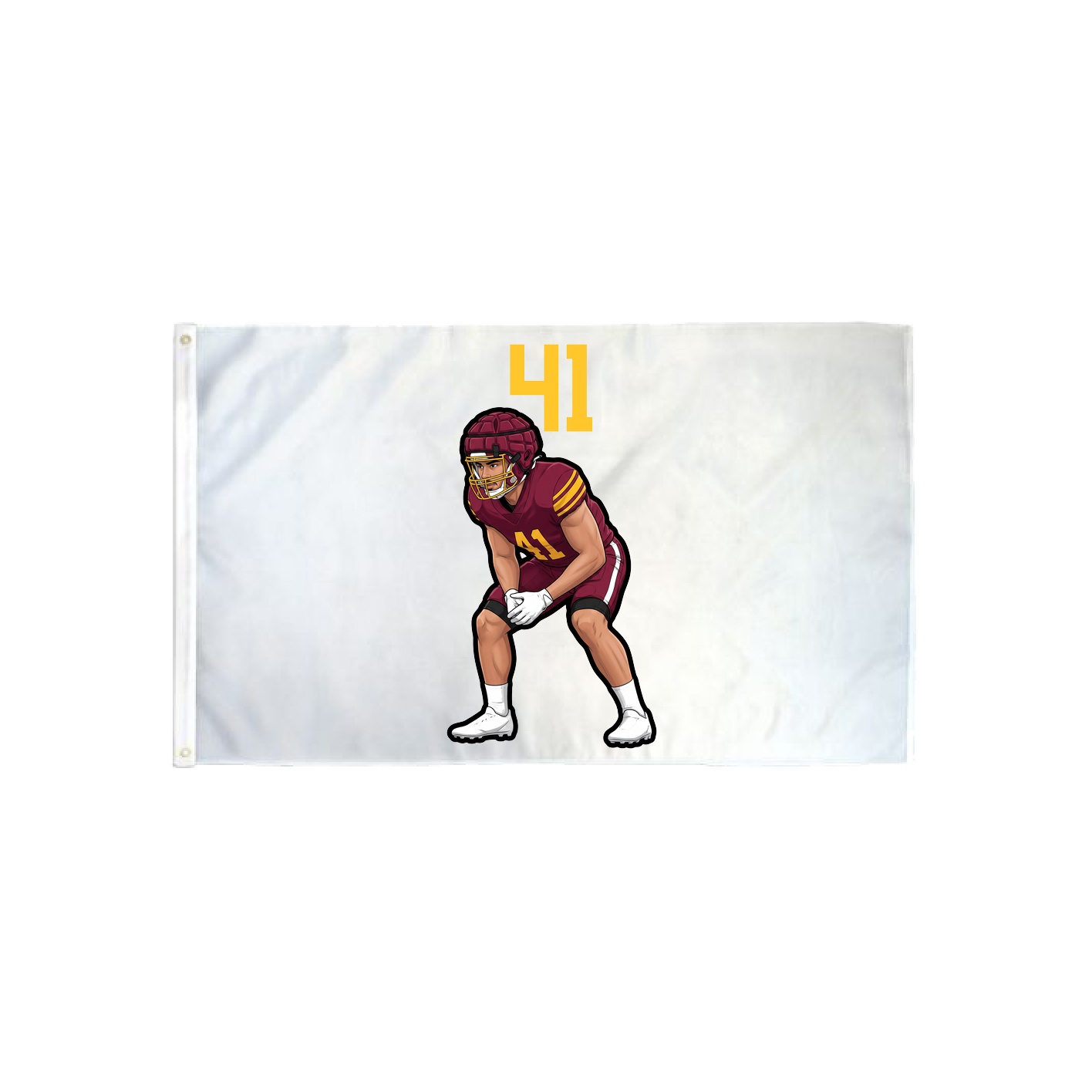 3x5 Flag — Number Top in Classic