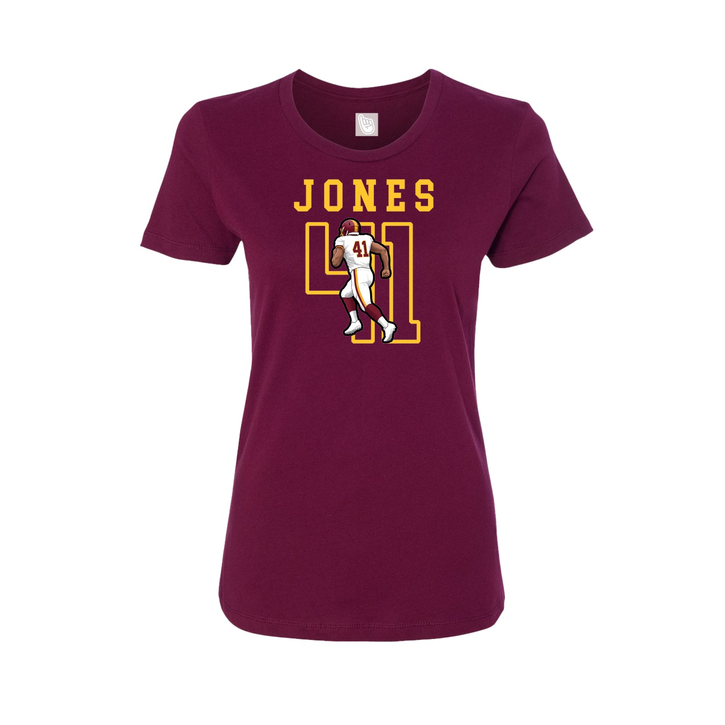 Fitted Women's Tee — Shirsey in Maroon