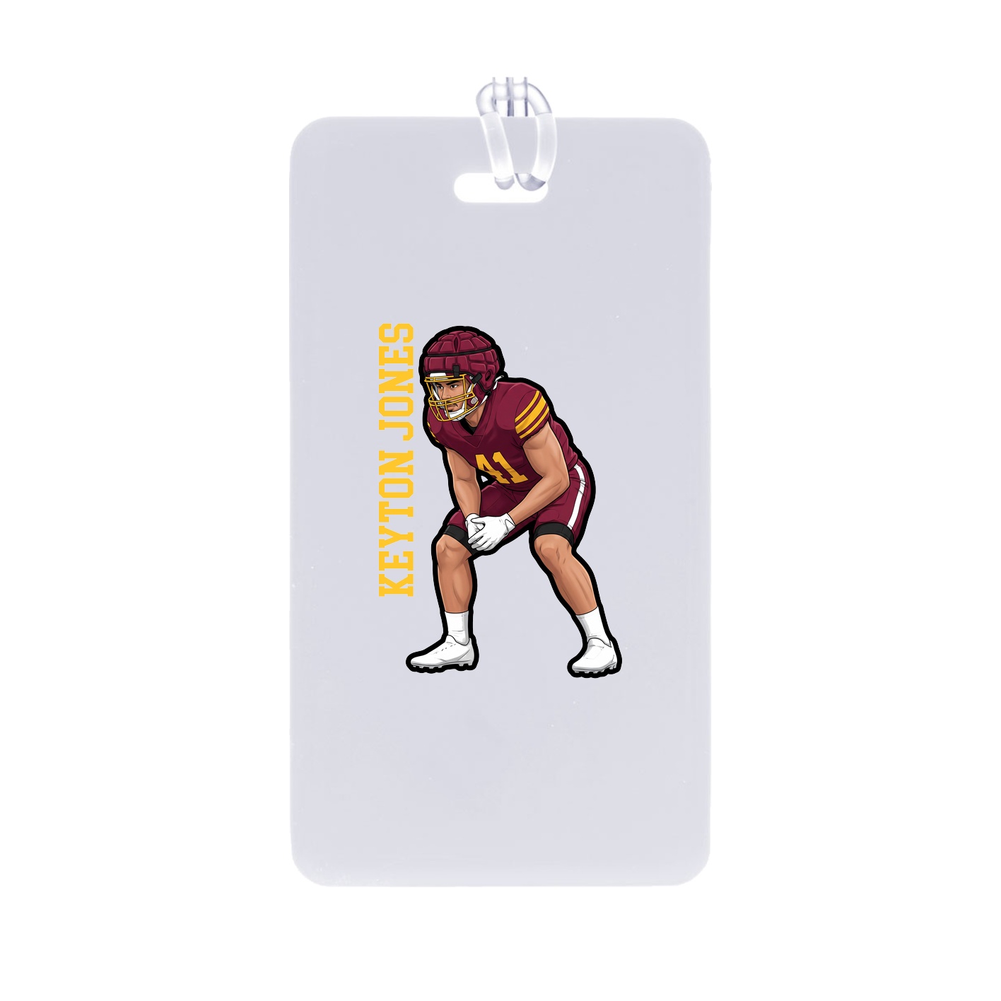 Bag Tag — Name Vertical in Classic
