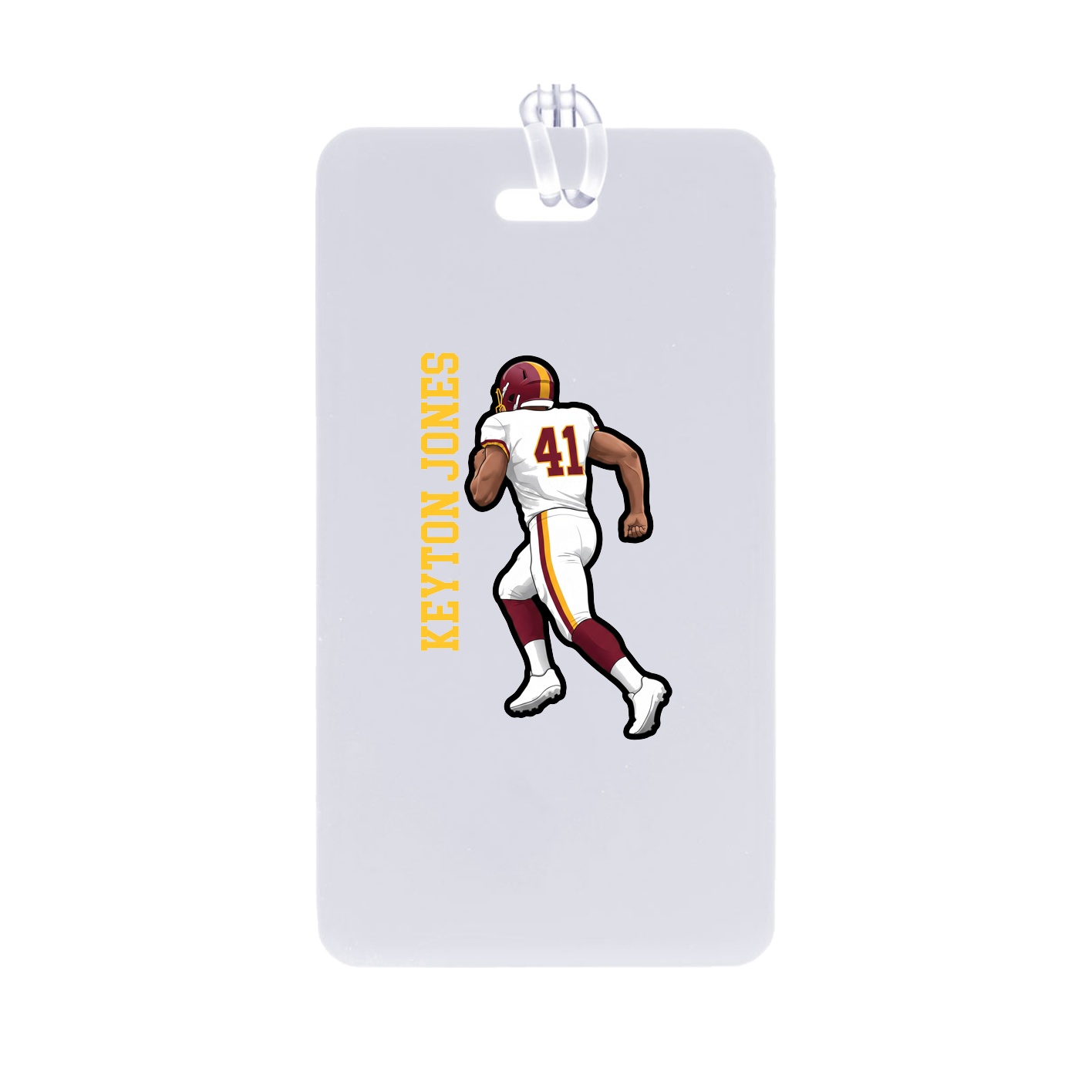Bag Tag — Name Vertical in Classic