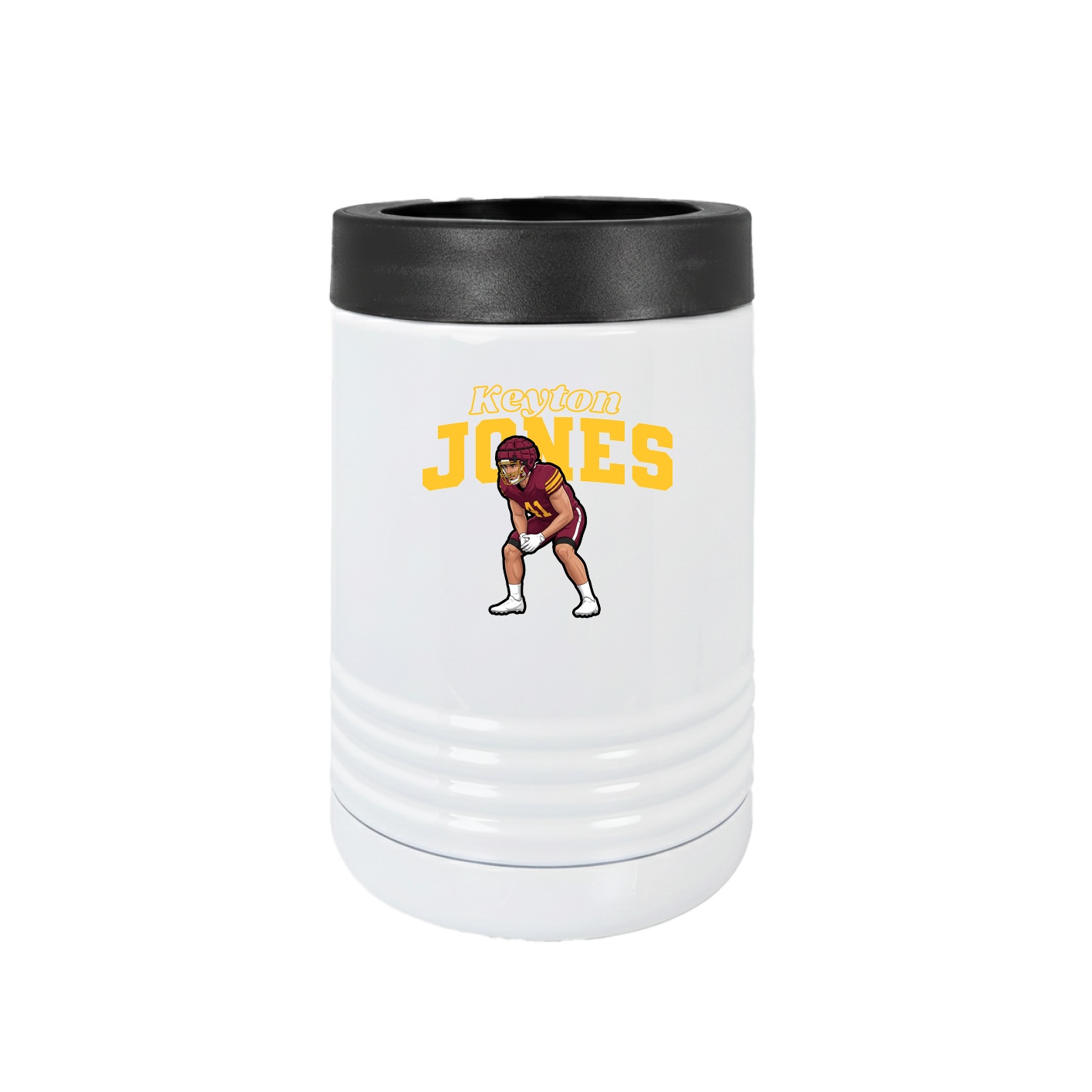 Beverage Holder — Name Arch in White