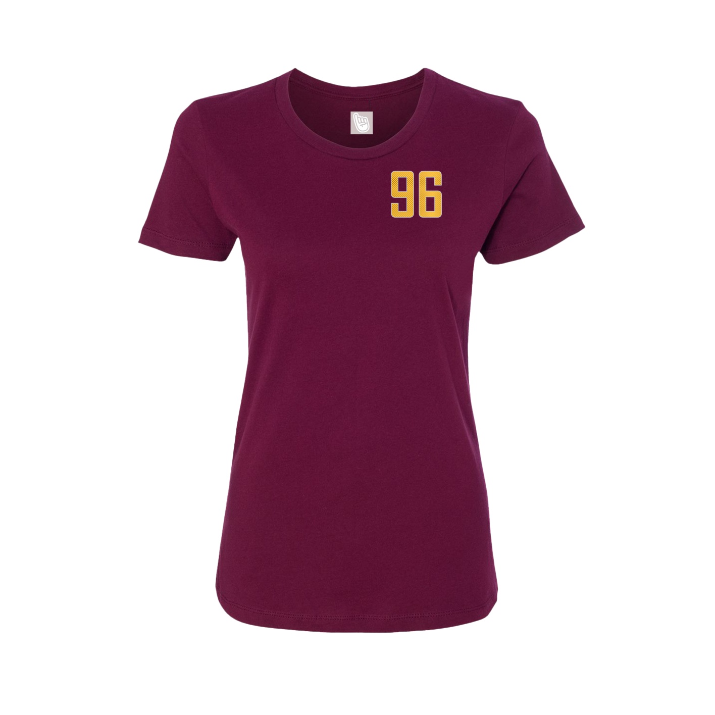 Womens Tee — Front Shirsy in Maroon