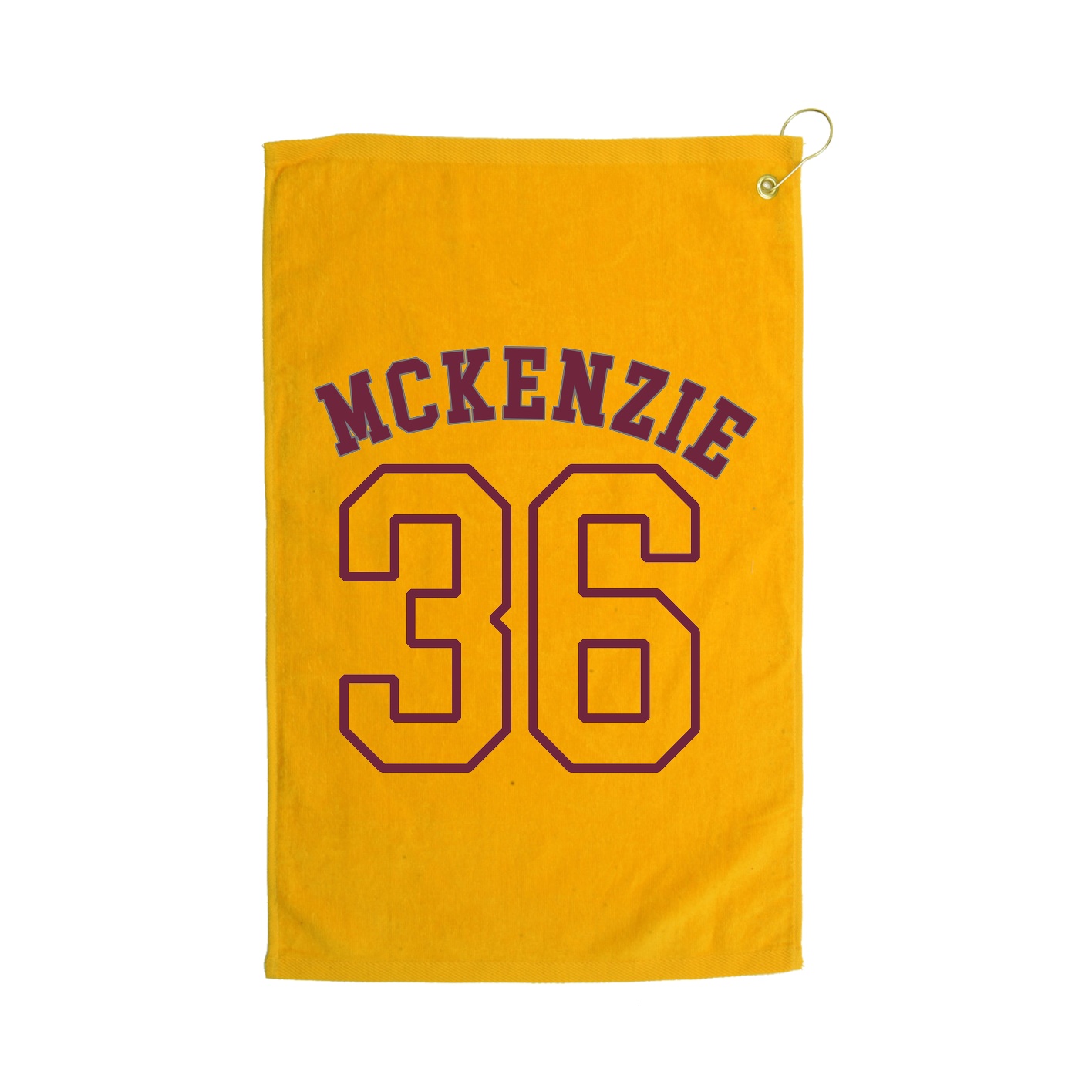 Golf Towel — Shirsey Arch in Gold