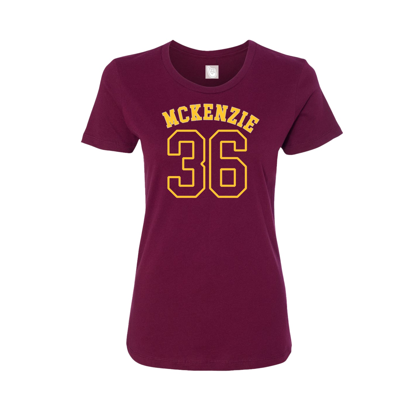 Womens Tee — Shirsey Arch in Maroon