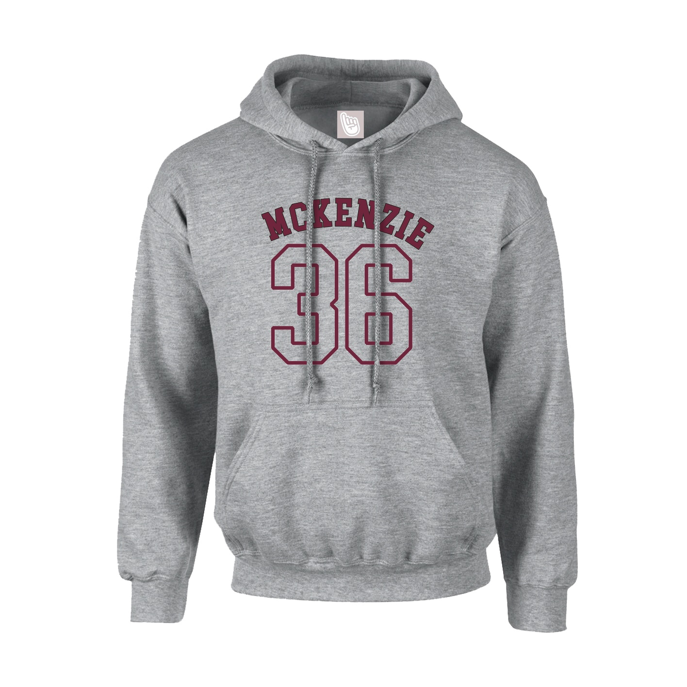 Youth Hoodie — Shirsey Arch in Grey