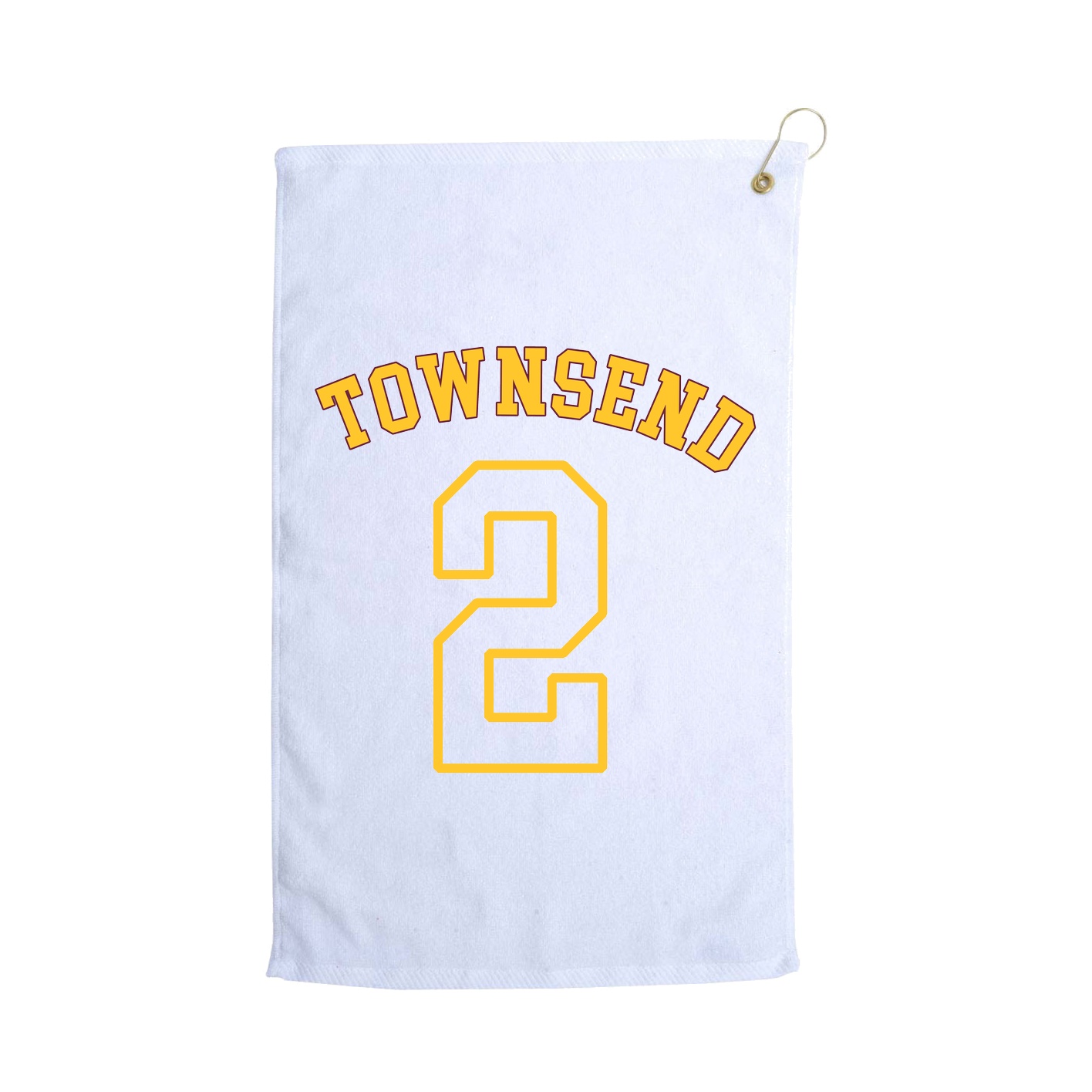 Golf Towel — Shirsey Arch in White