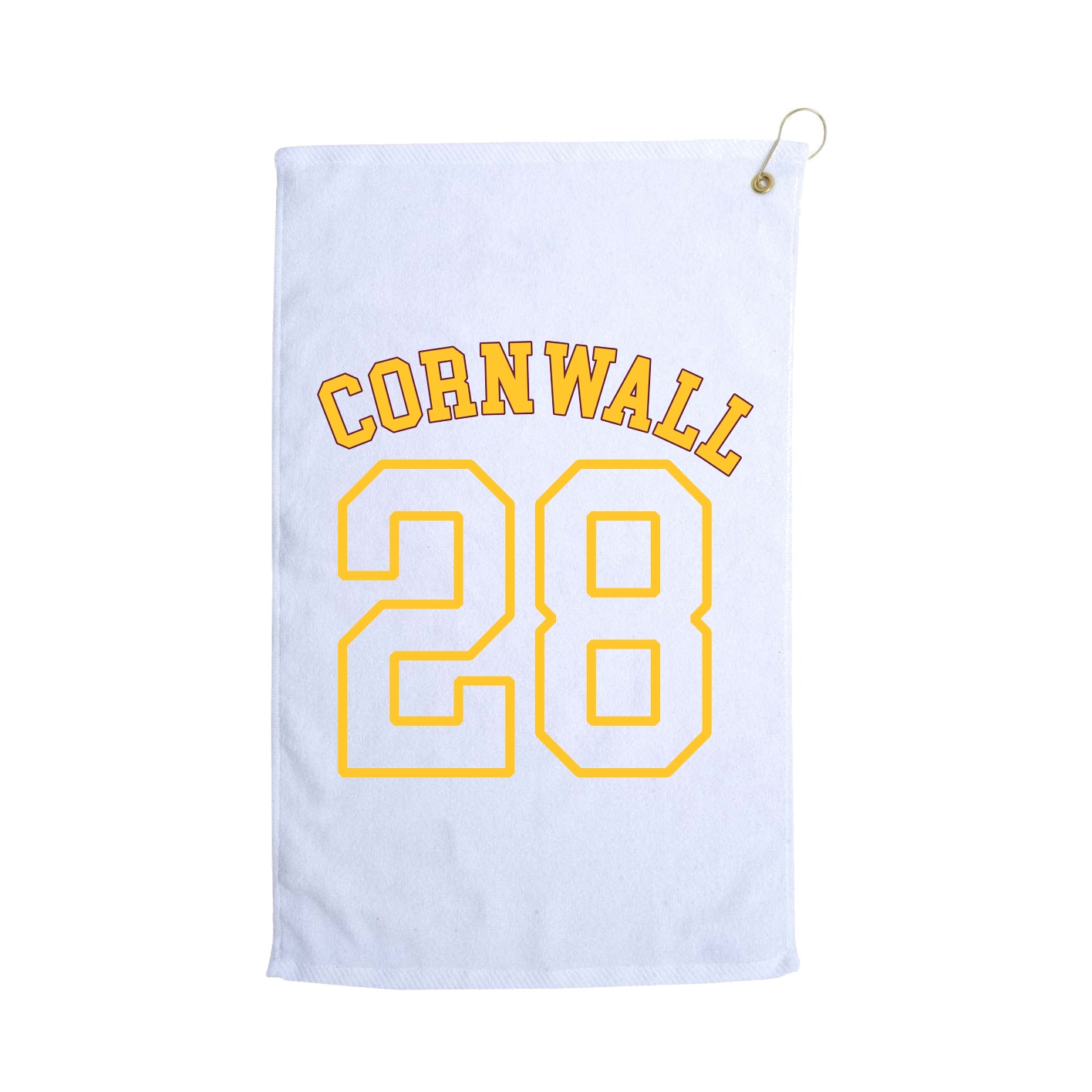 Golf Towel — Shirsey Arch in White