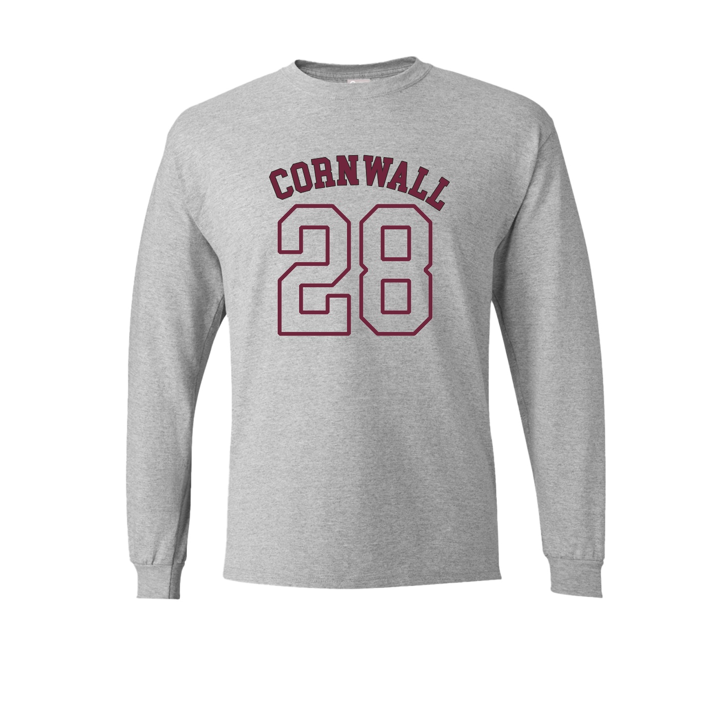 Long Sleeve Tee — Shirsey Arch in Grey