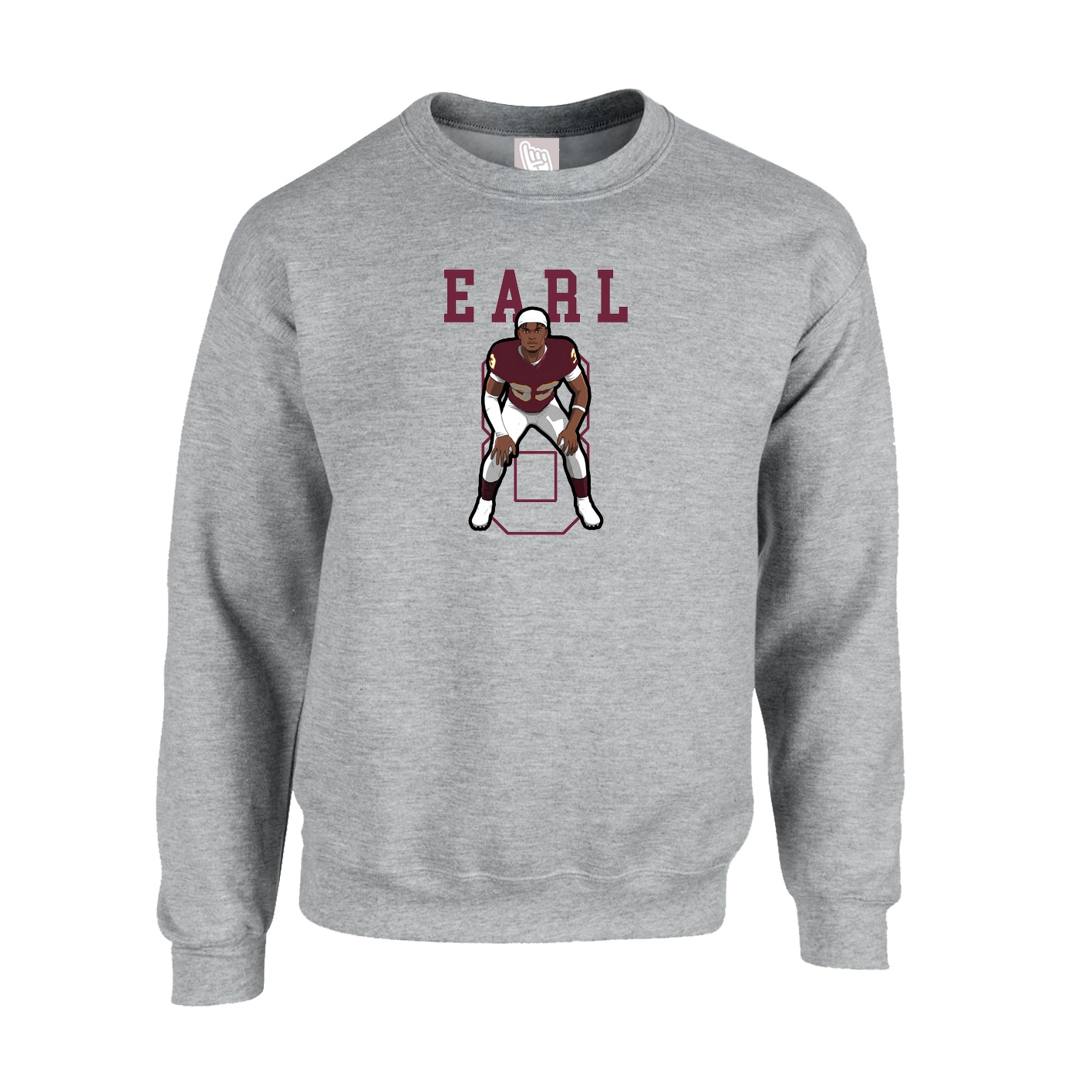 Fleece Crew — Shirsey in Grey
