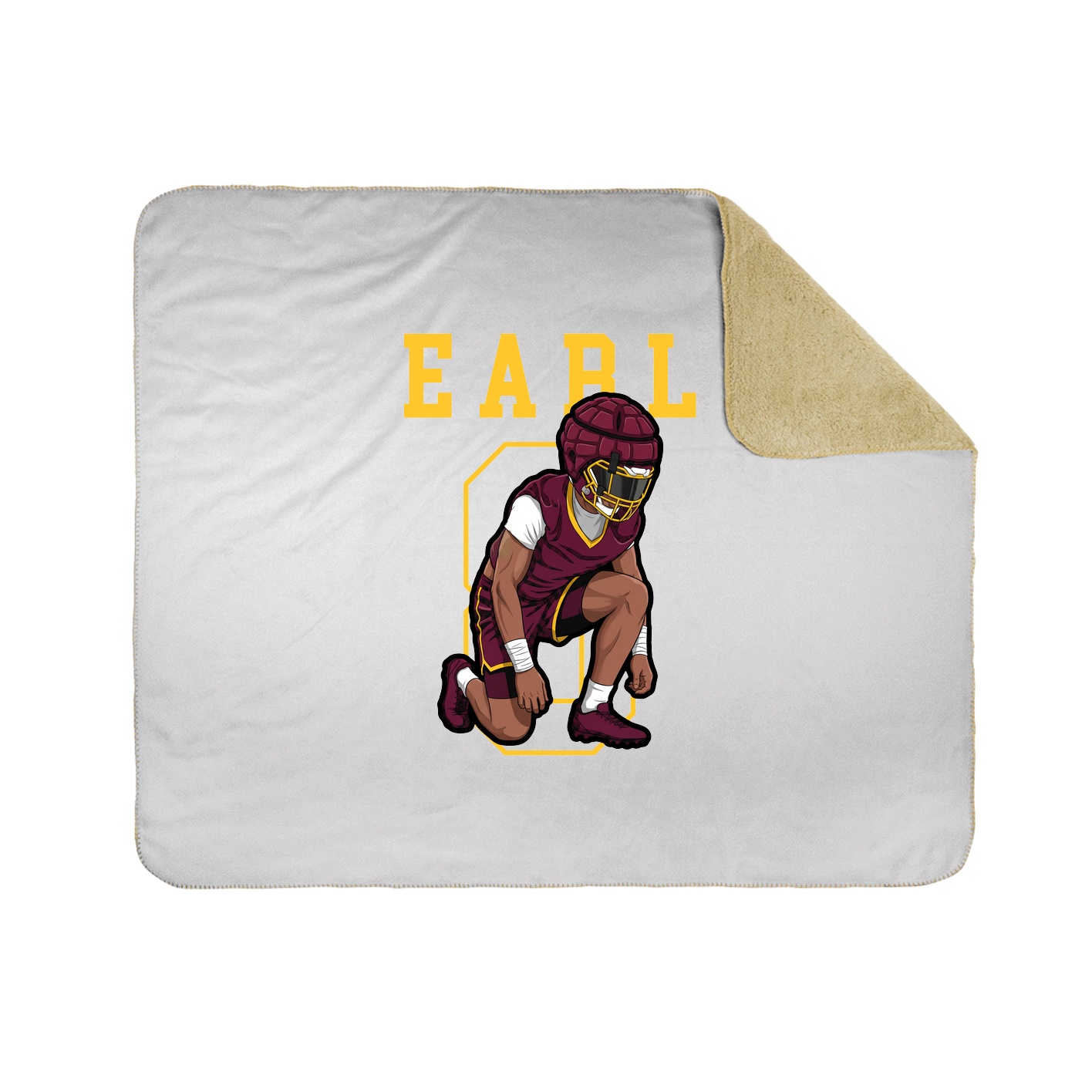 50x60 Sherpa Lined Throw Blanket
