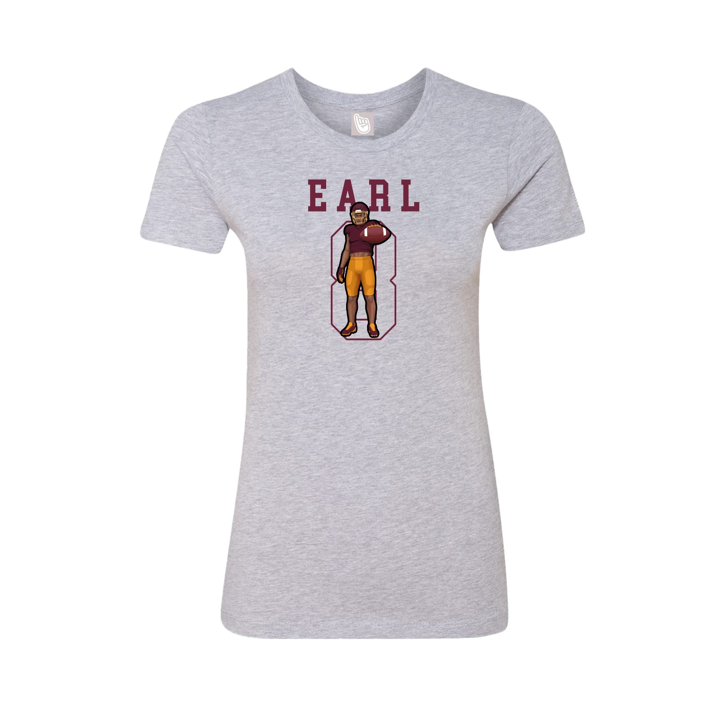 Fitted Women's Tee — Shirsey in Grey