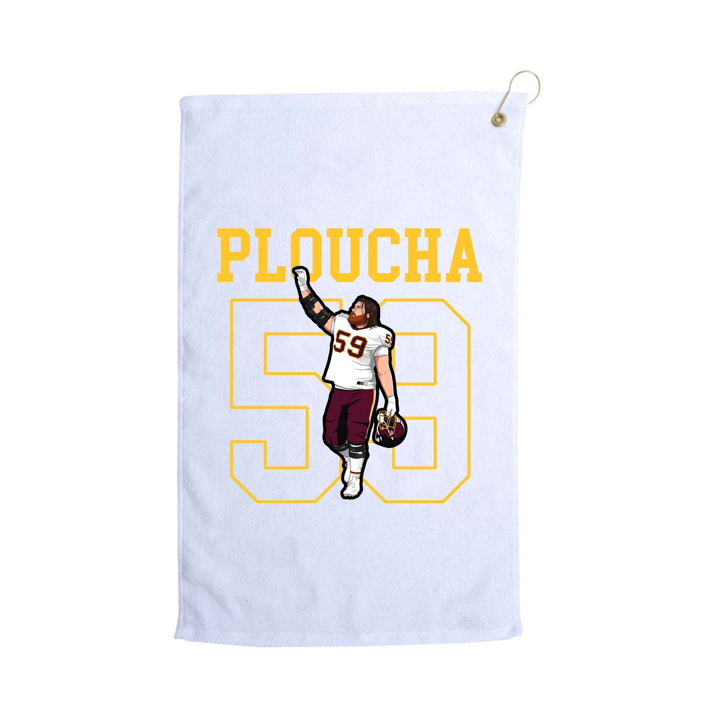 Golf Towel — Shirsey in White