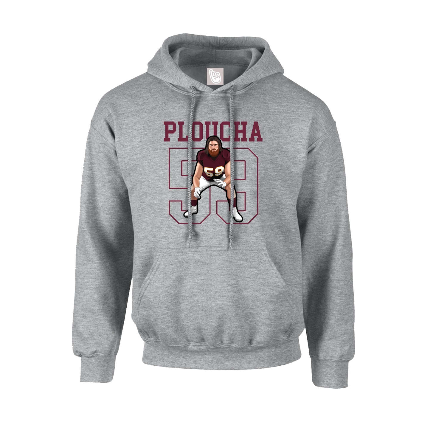 Hoodie — Shirsey in Grey