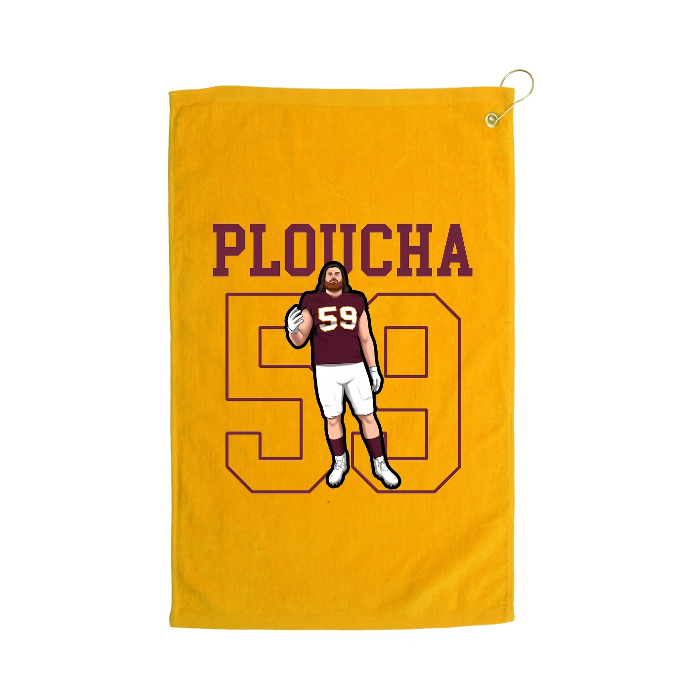 Golf Towel — Shirsey in Gold