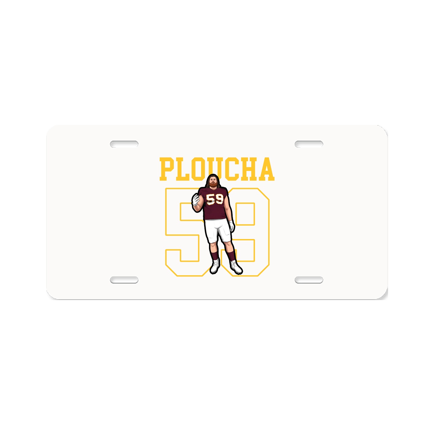 License Plate — Shirsey in Classic