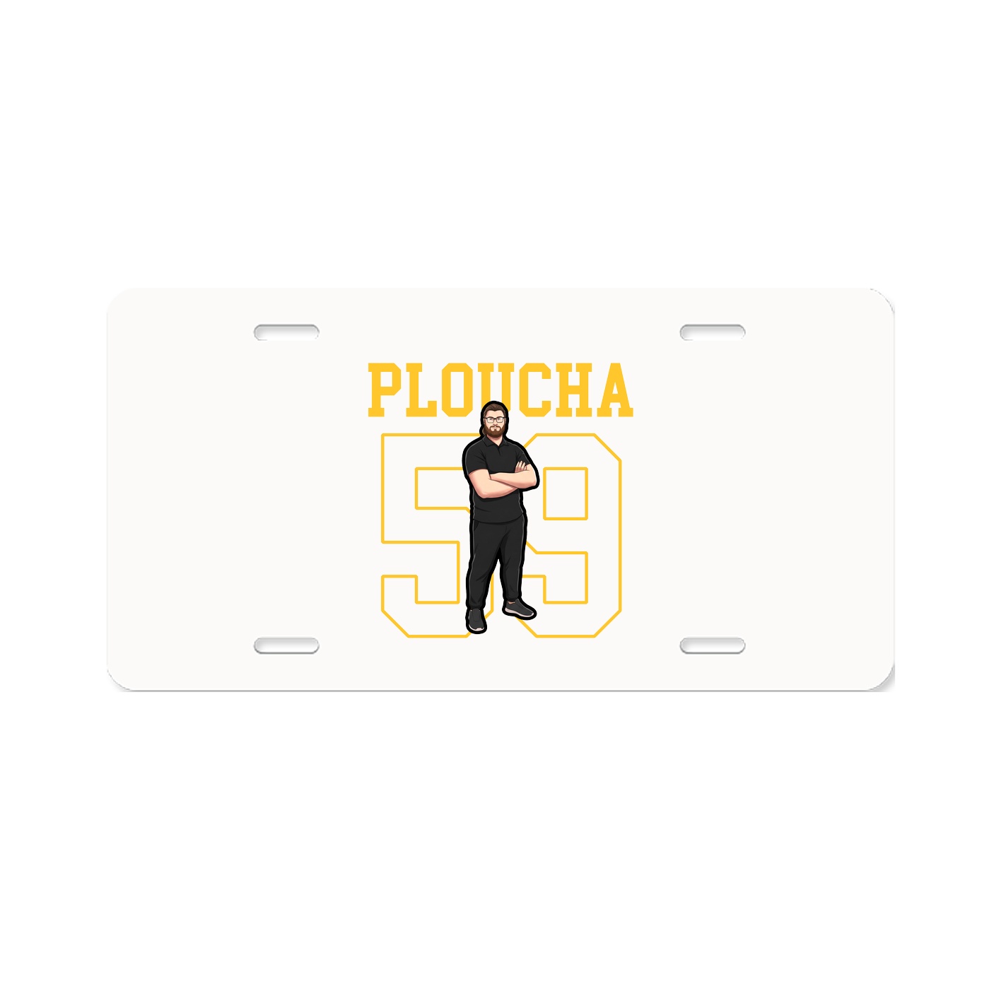 Aluminum License Plate