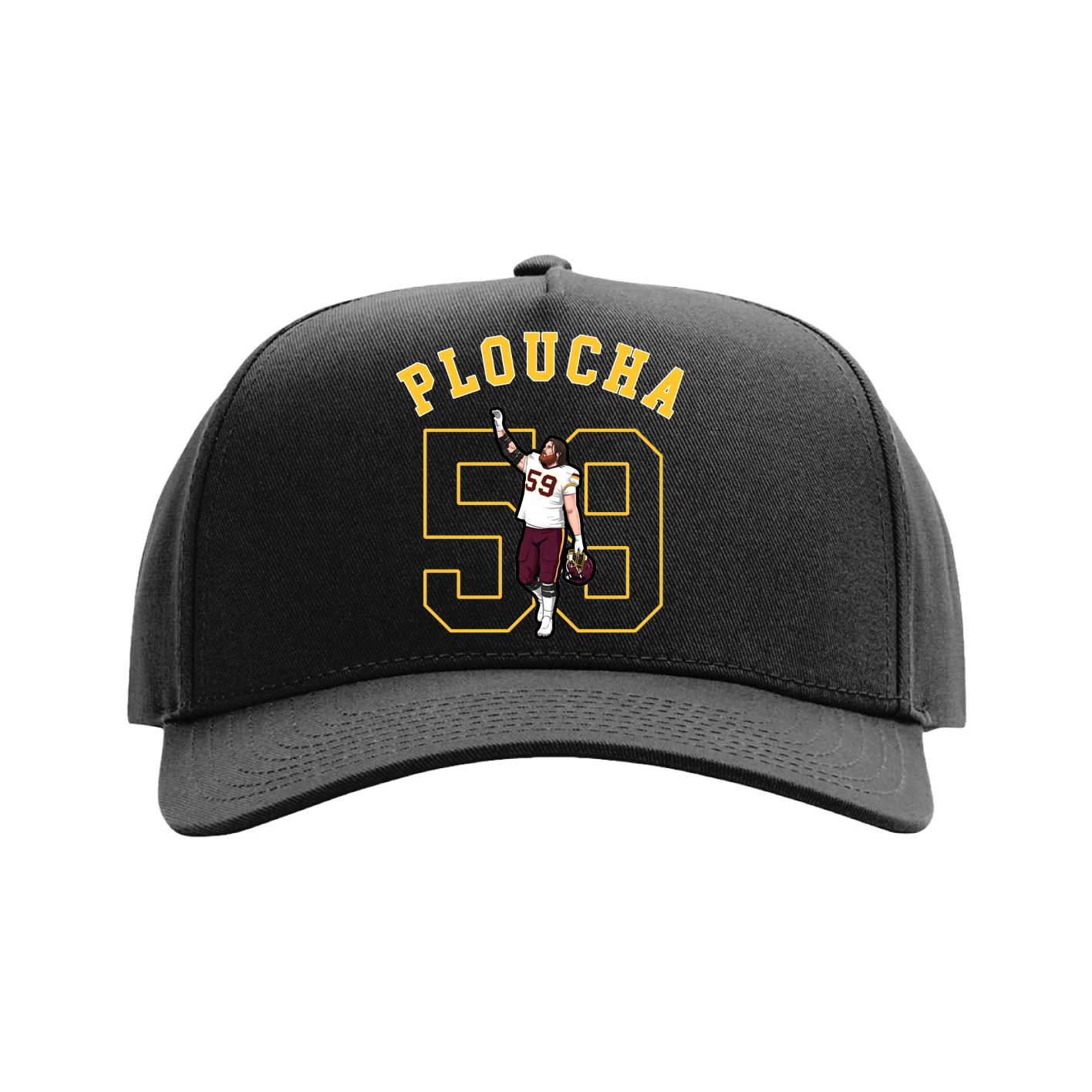 Full Fabric Five-Panel Champ Cap