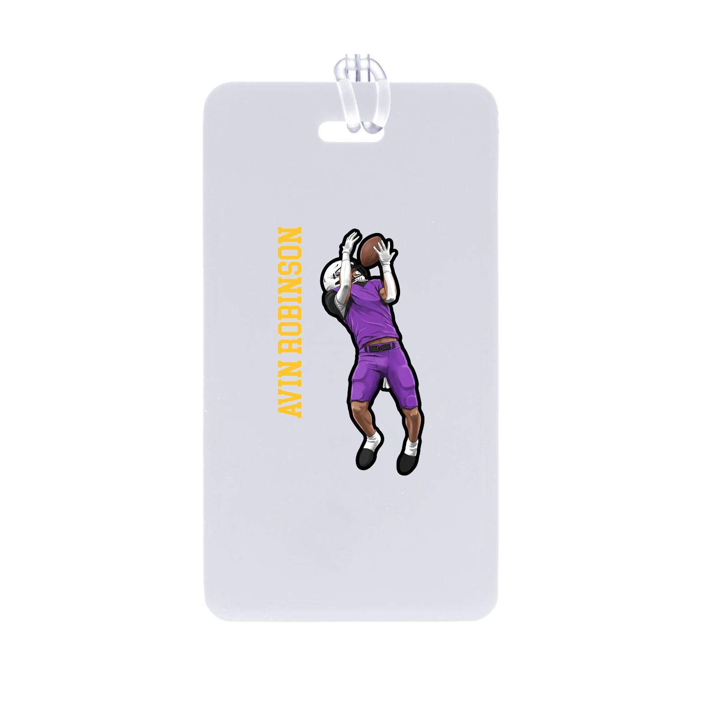 Bag Tag — Name Vertical in Classic