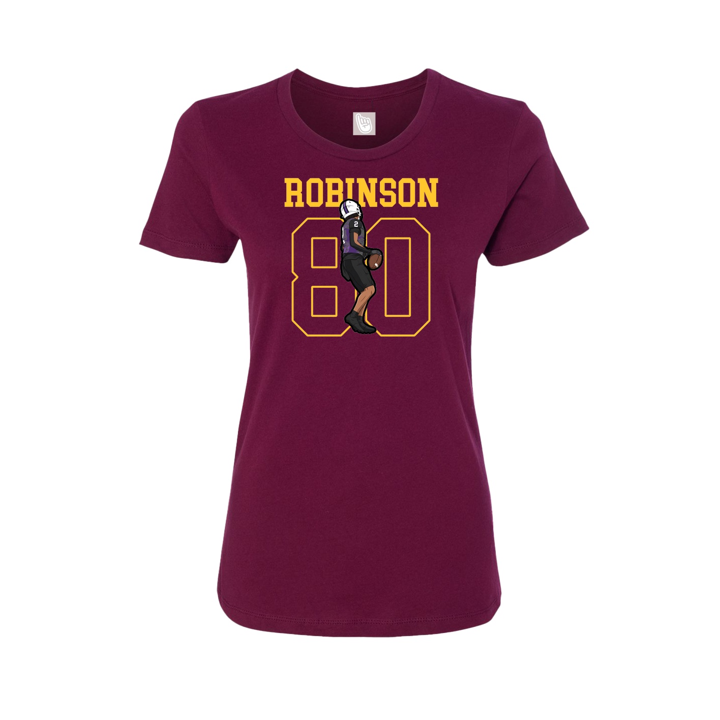 Fitted Women's Tee — Shirsey in Maroon